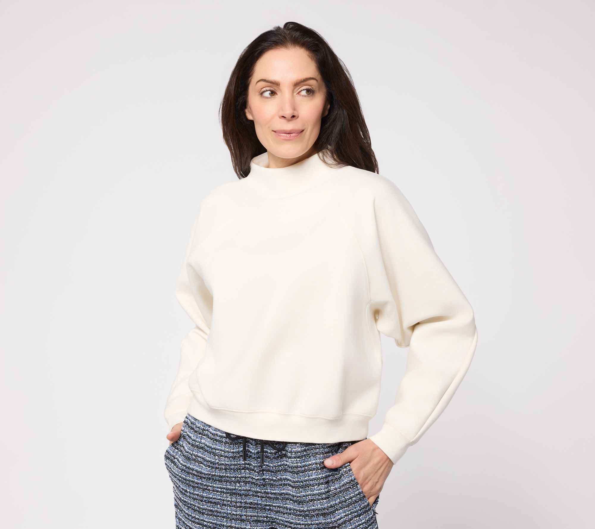 "As Is" RM Studio x Rebecca Minkoff SpongeKnitMock Neck Pullover