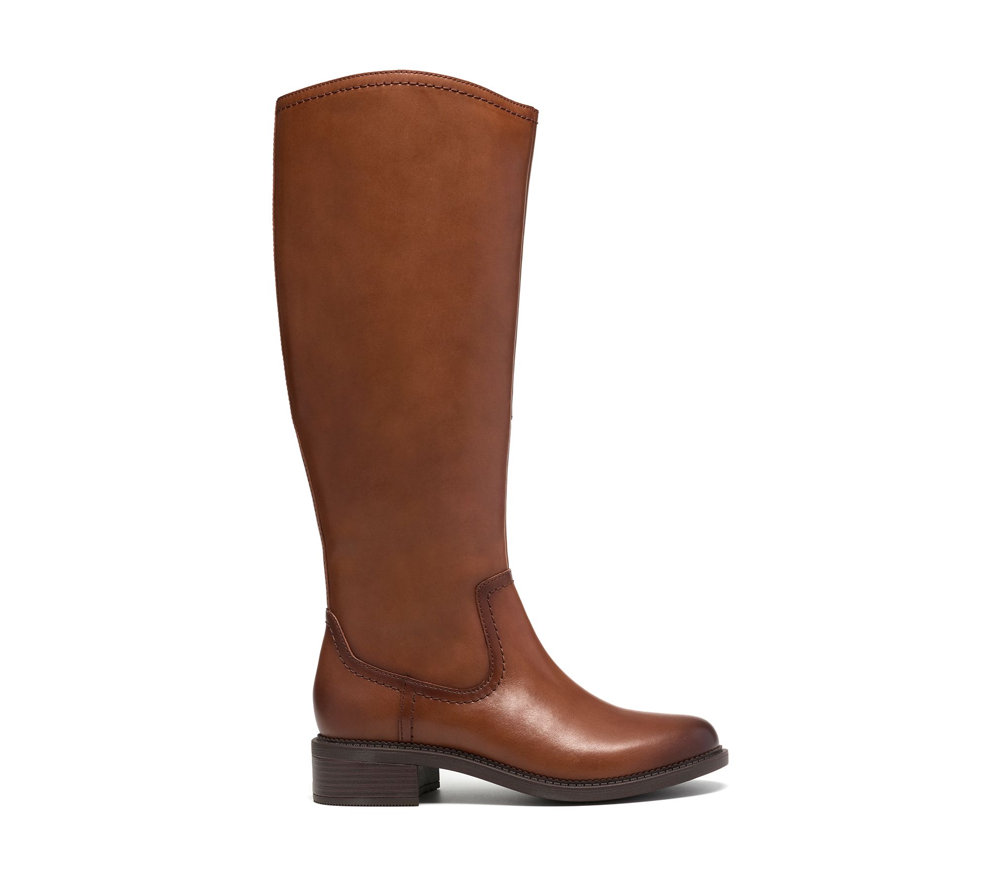  Clarks Collection Leather Tall- Shaft Boots -Maye Ride