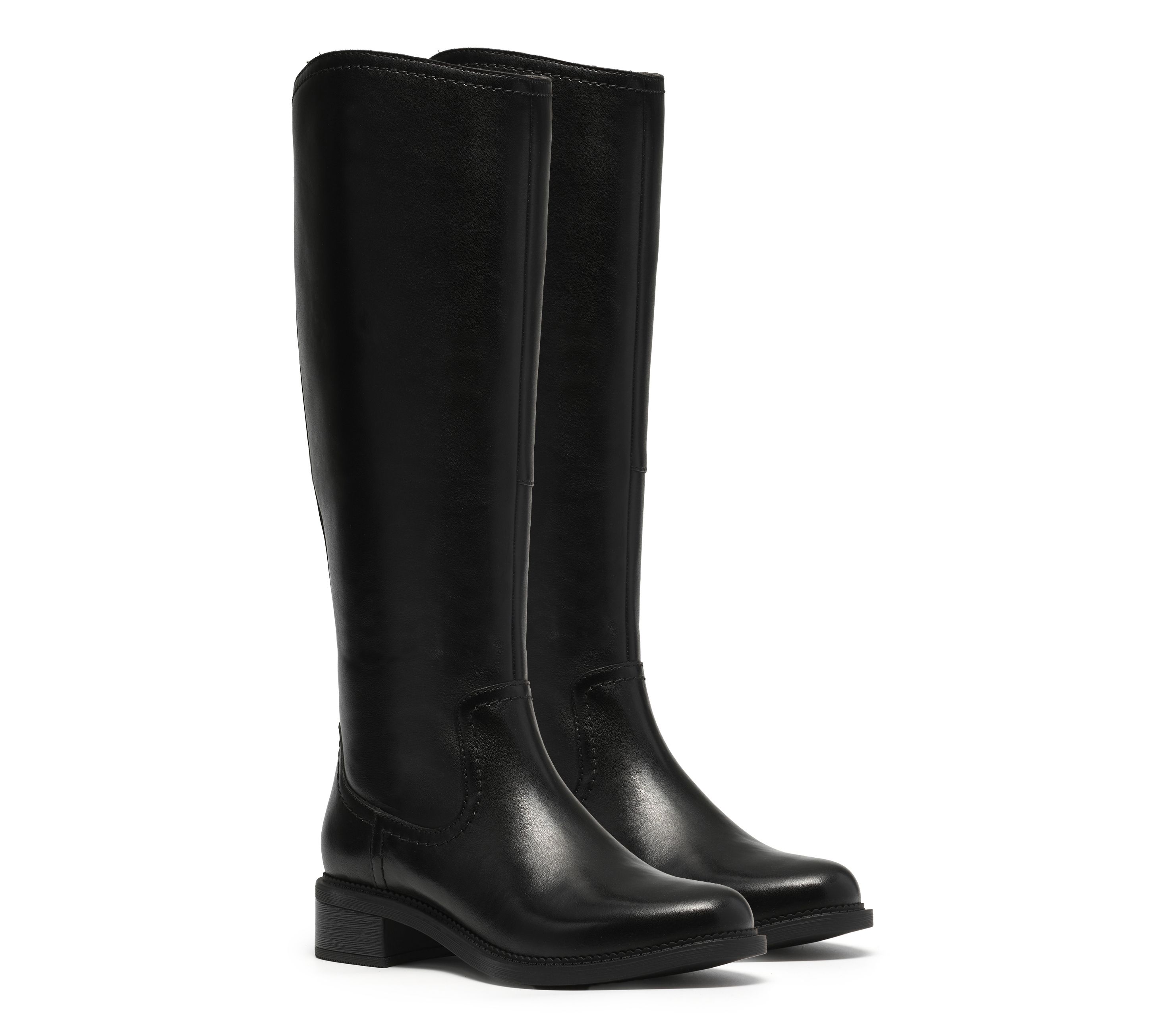 Clarks Collection Leather Tall- Shaft Boots -Maye Ride