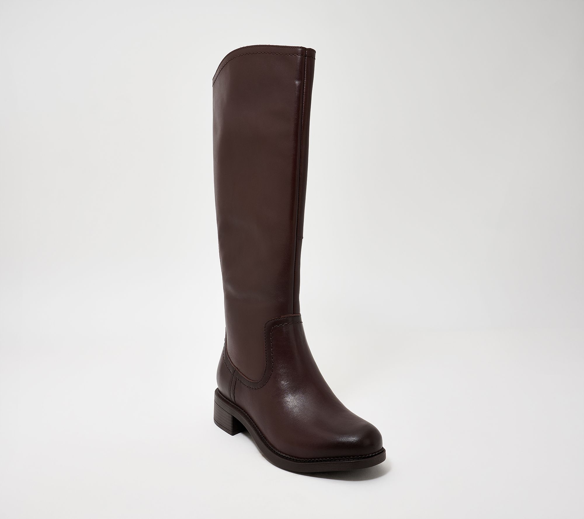 Clarks Collection Leather Tall- Shaft Boots -Maye Ride