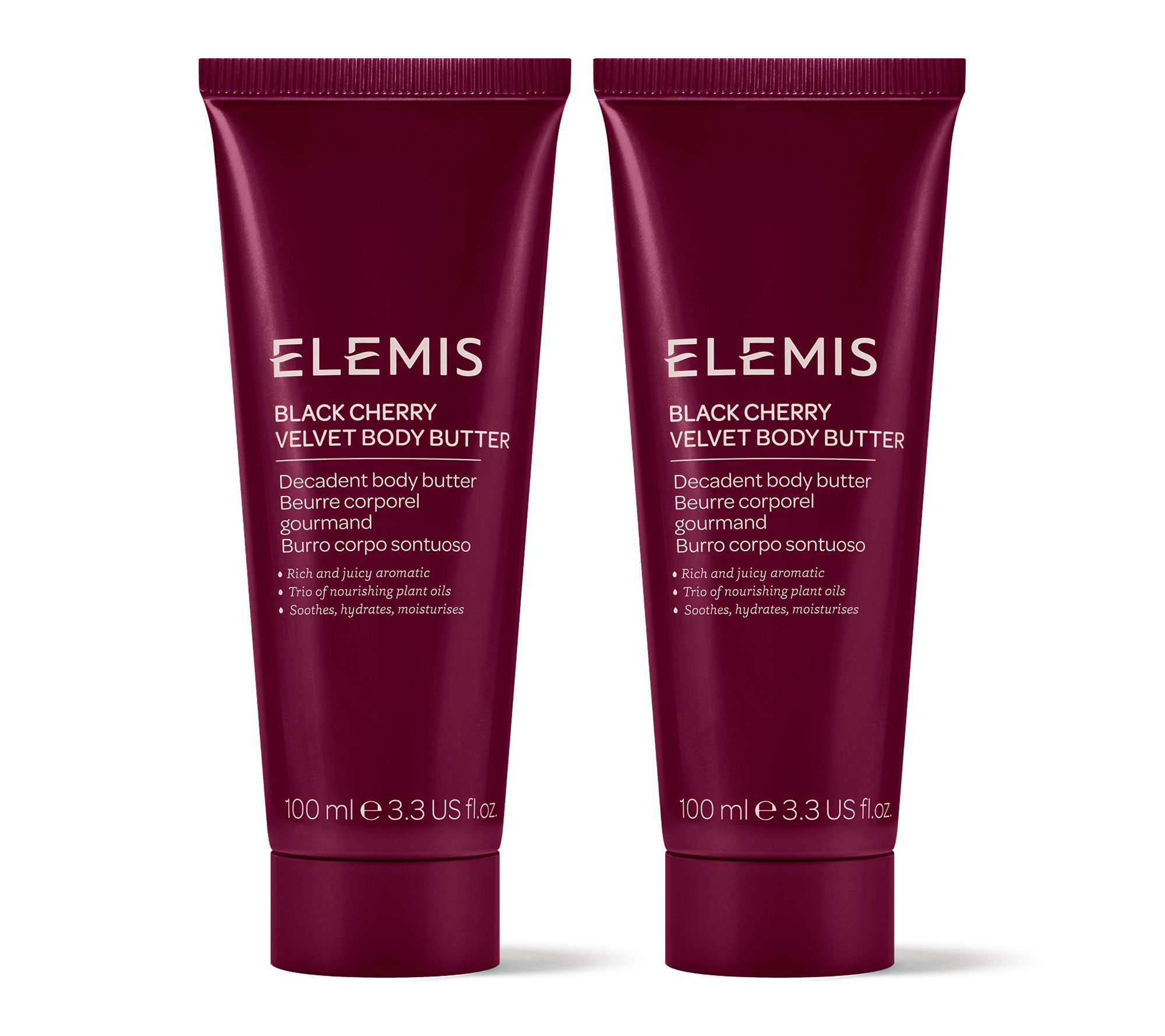 ELEMIS Black Cherry Velvet Body Butter Duo