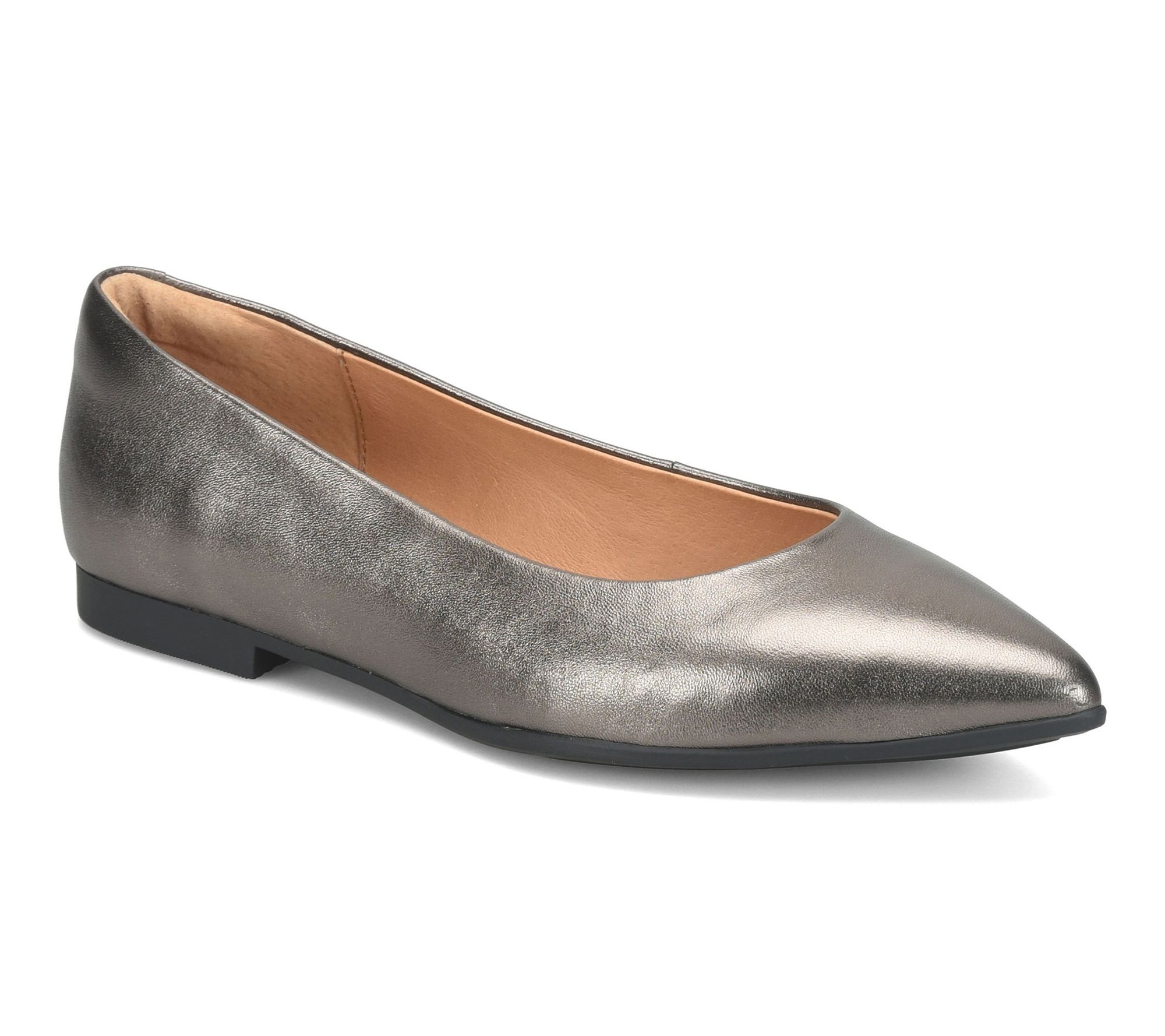Sofft Leather Pointed Flat - Madrid