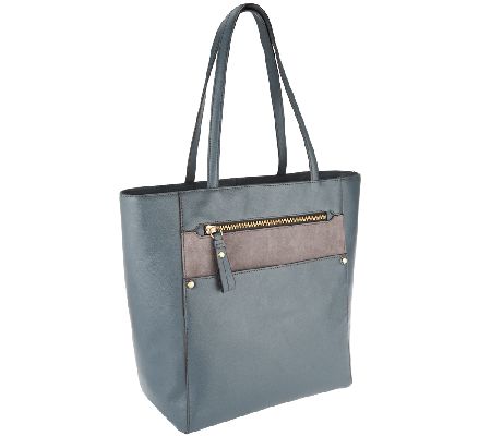 orYANY Daphne Saffiano Leather Tote - Page 1 — QVC.com