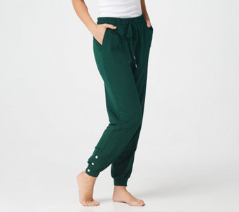 AnyBody French Terry Jogger with Snaps - A372615