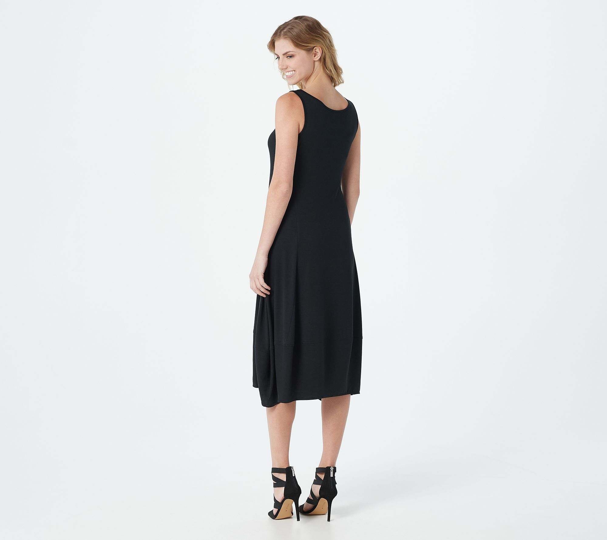 Truth + Style Knit Sleeveless Dress - QVC.com