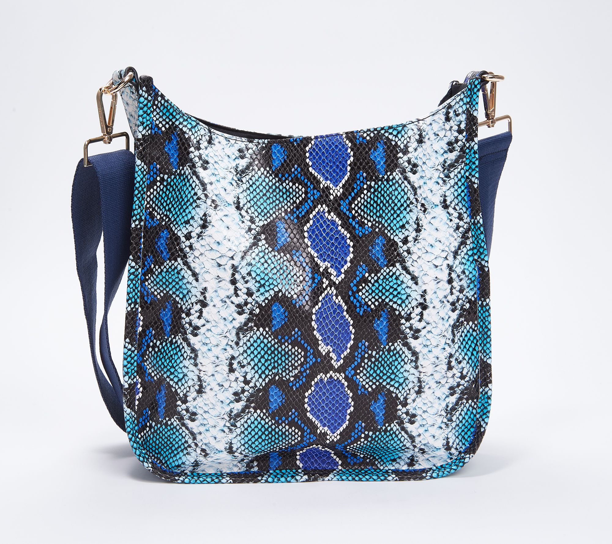 Printed Messenger with Coordinating Strap - QVC.com
