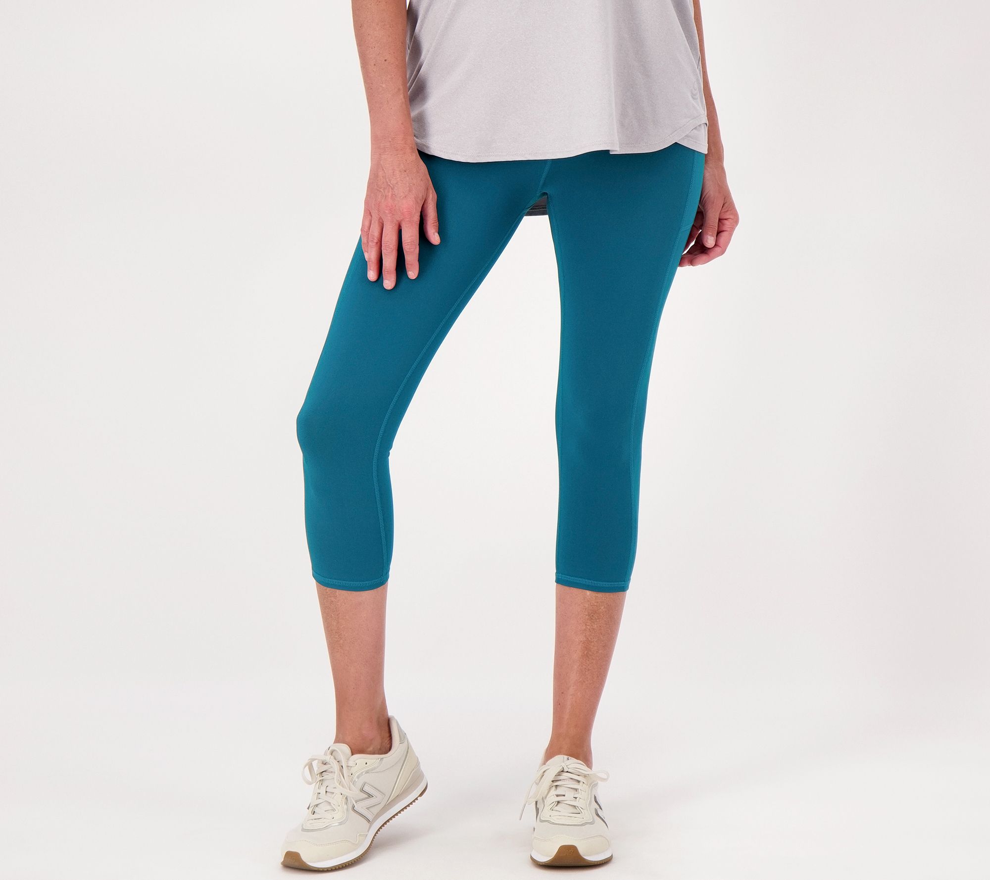 SKECHERS Women's Leggings GOFLEX GoWalk High Waist Capri Pockets Black -  Size M
