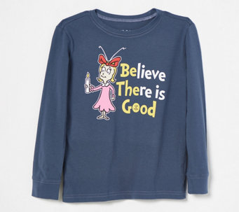 Life is Good x The Grinch Kid's Crusher Long Sleeve Crew Tee - A475915