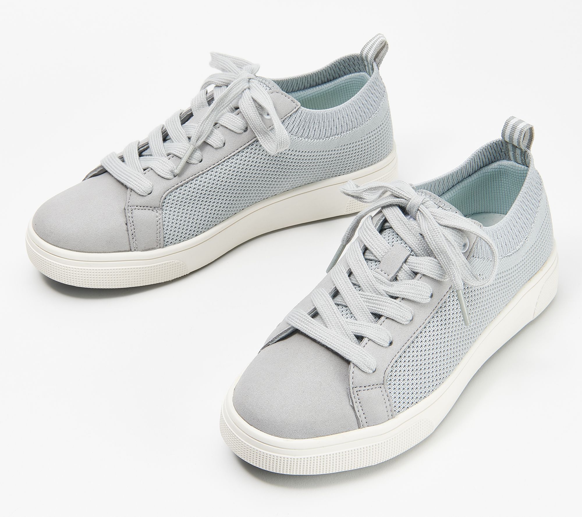 Propet Knit Lace-Up Sneakers - Kenna