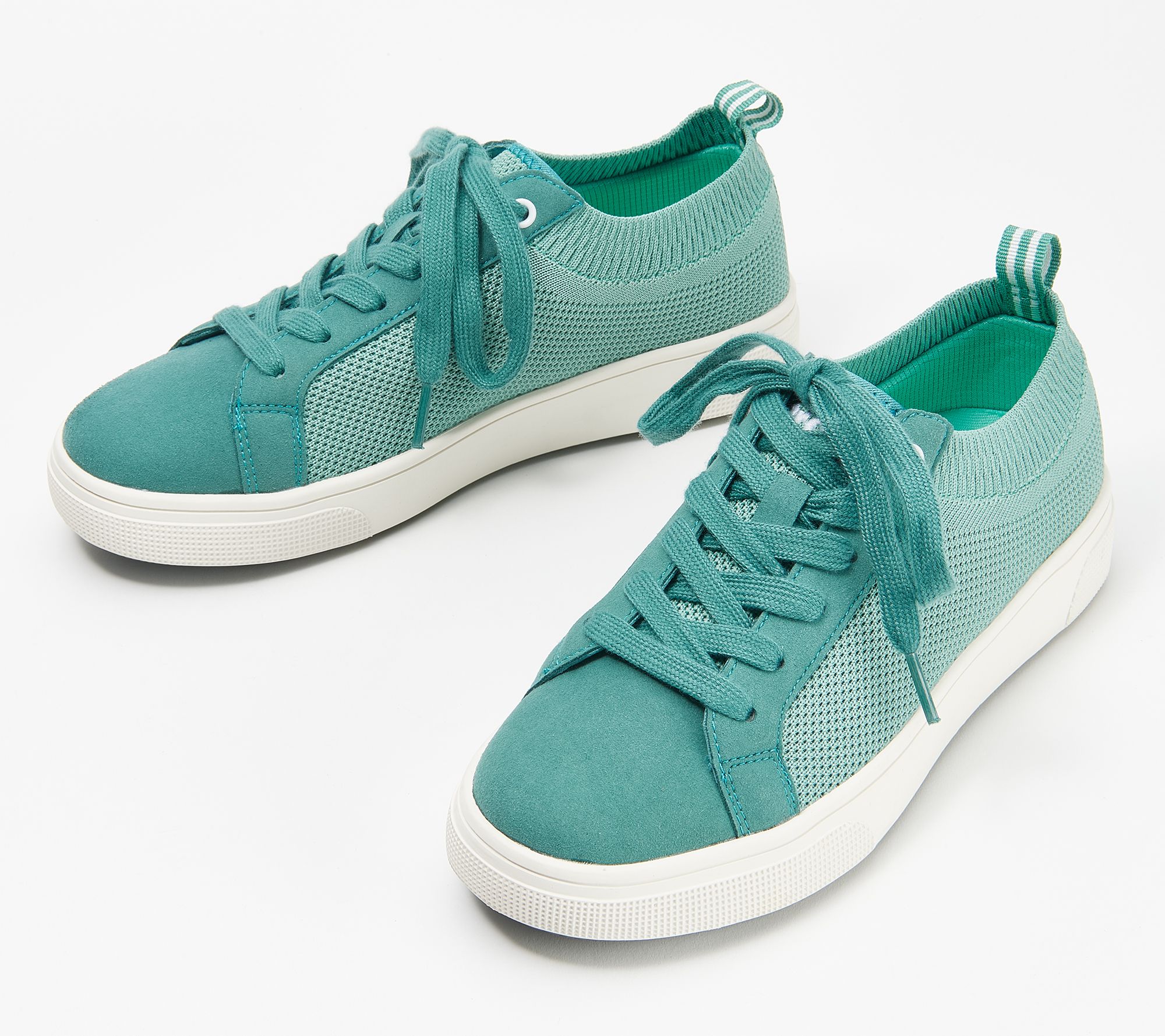Propet Knit Lace-Up Sneakers - Kenna