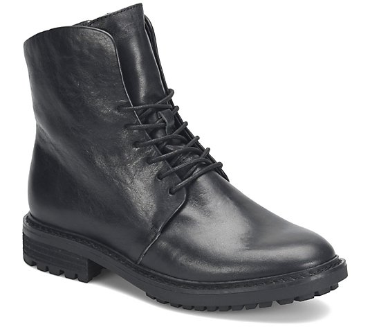 Sofft Leather Combat Boot - Lilia