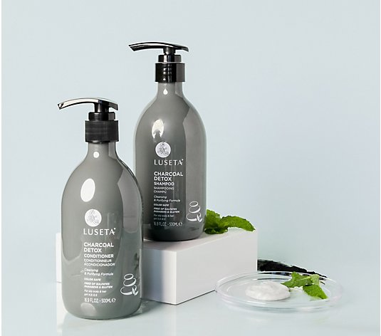 Luseta Charcoal Detox Shampoo & Conditioner Set16.9 oz