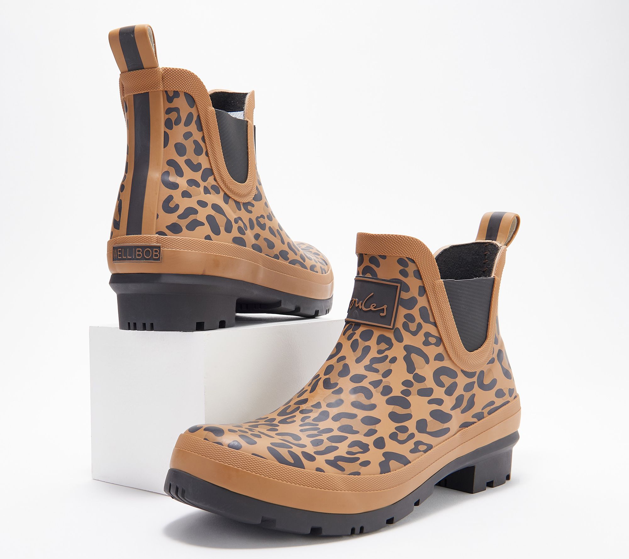 Joules ankle clearance rain boots