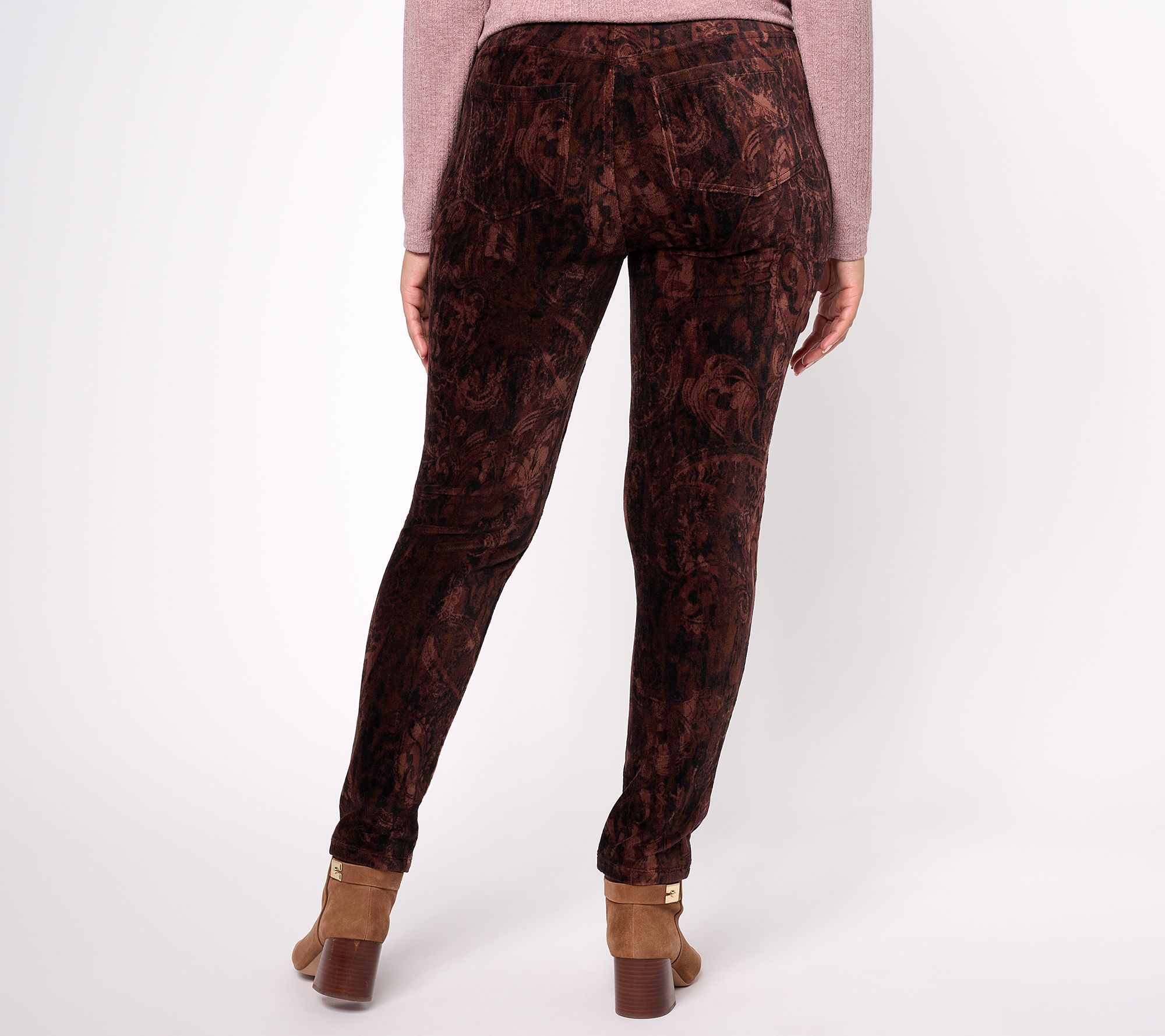 Susan Graver Weekend Regular Knit Corduroy Leggings 