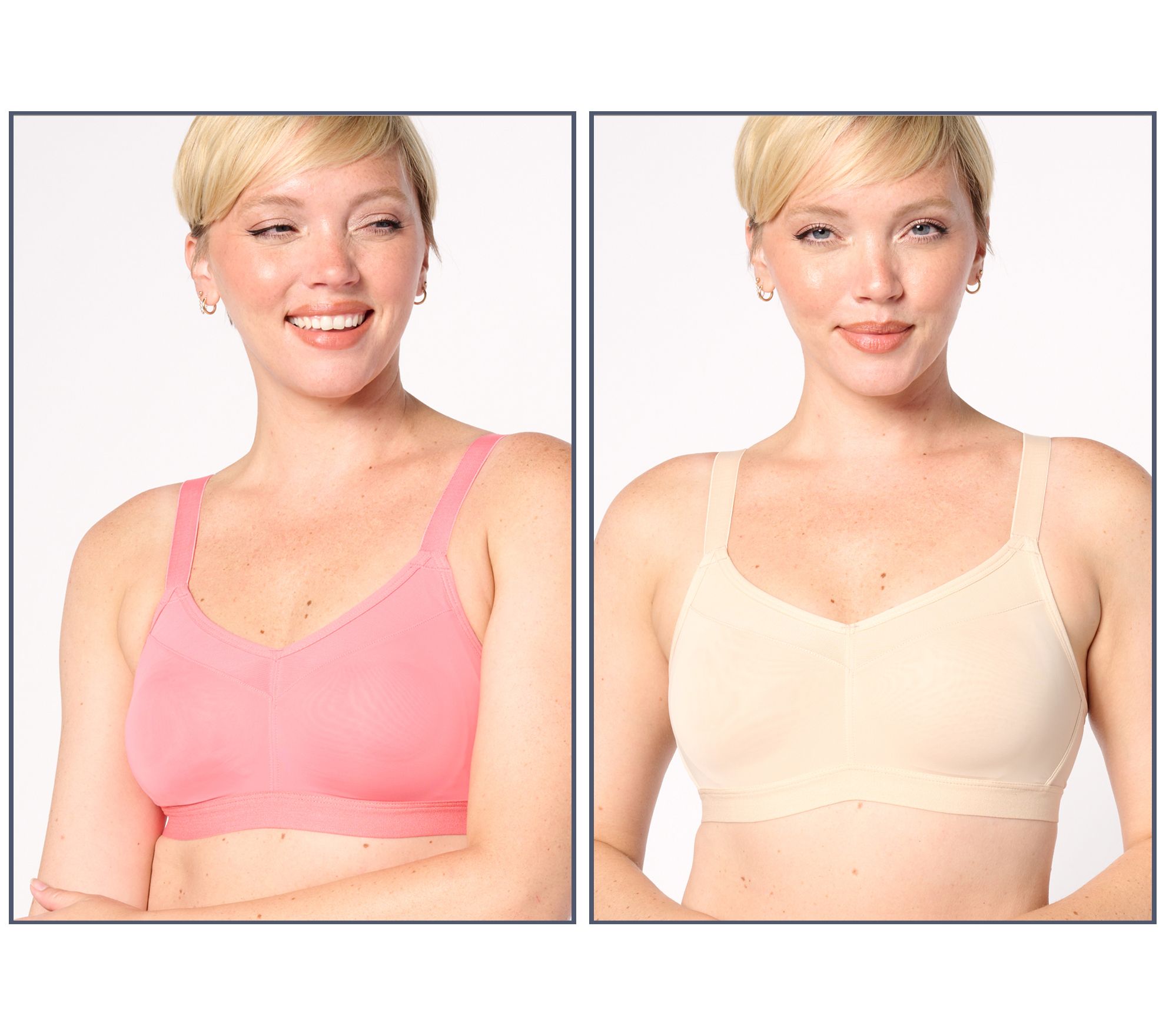 As Is Jockey Forever Fit Wirefree Molded Cup Bra
