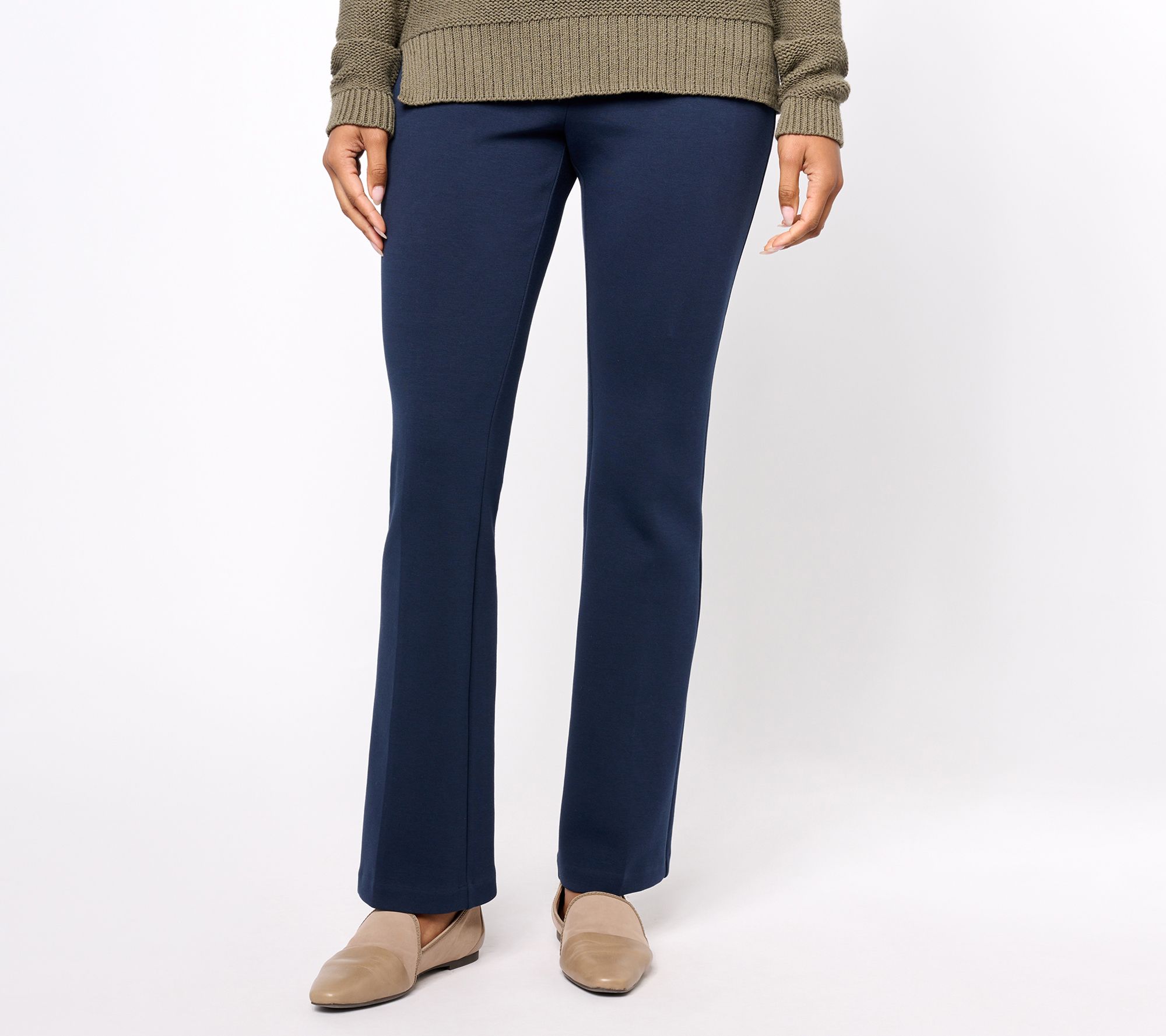 "As Is" Encore by Idina Menzel Petite Mini Bootleg Pants