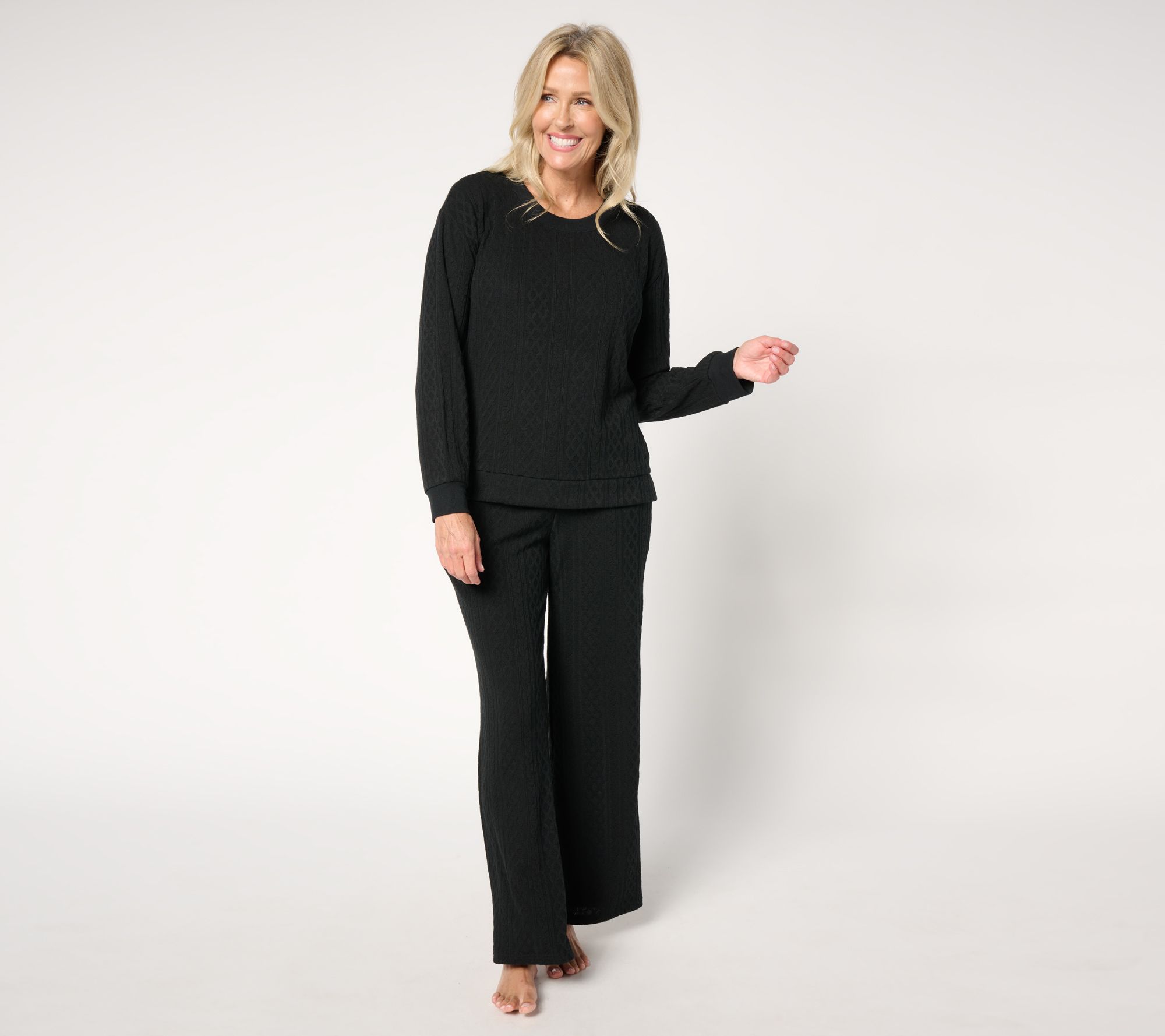 MUK LUKS Sweater Soft Lounge Set