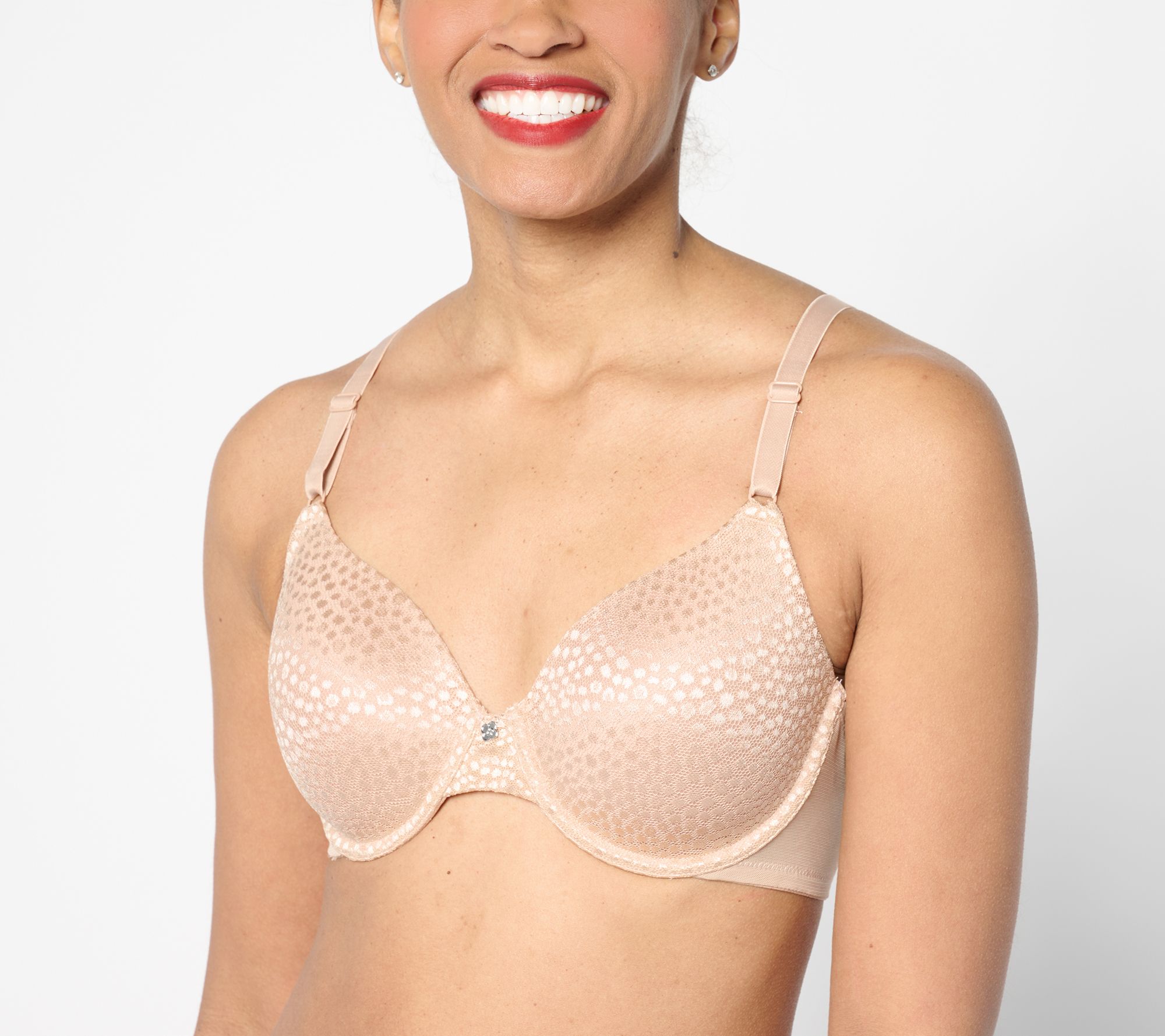 "As Is" Breezies Diamond Shimmer Underwire T-Shirt Bra
