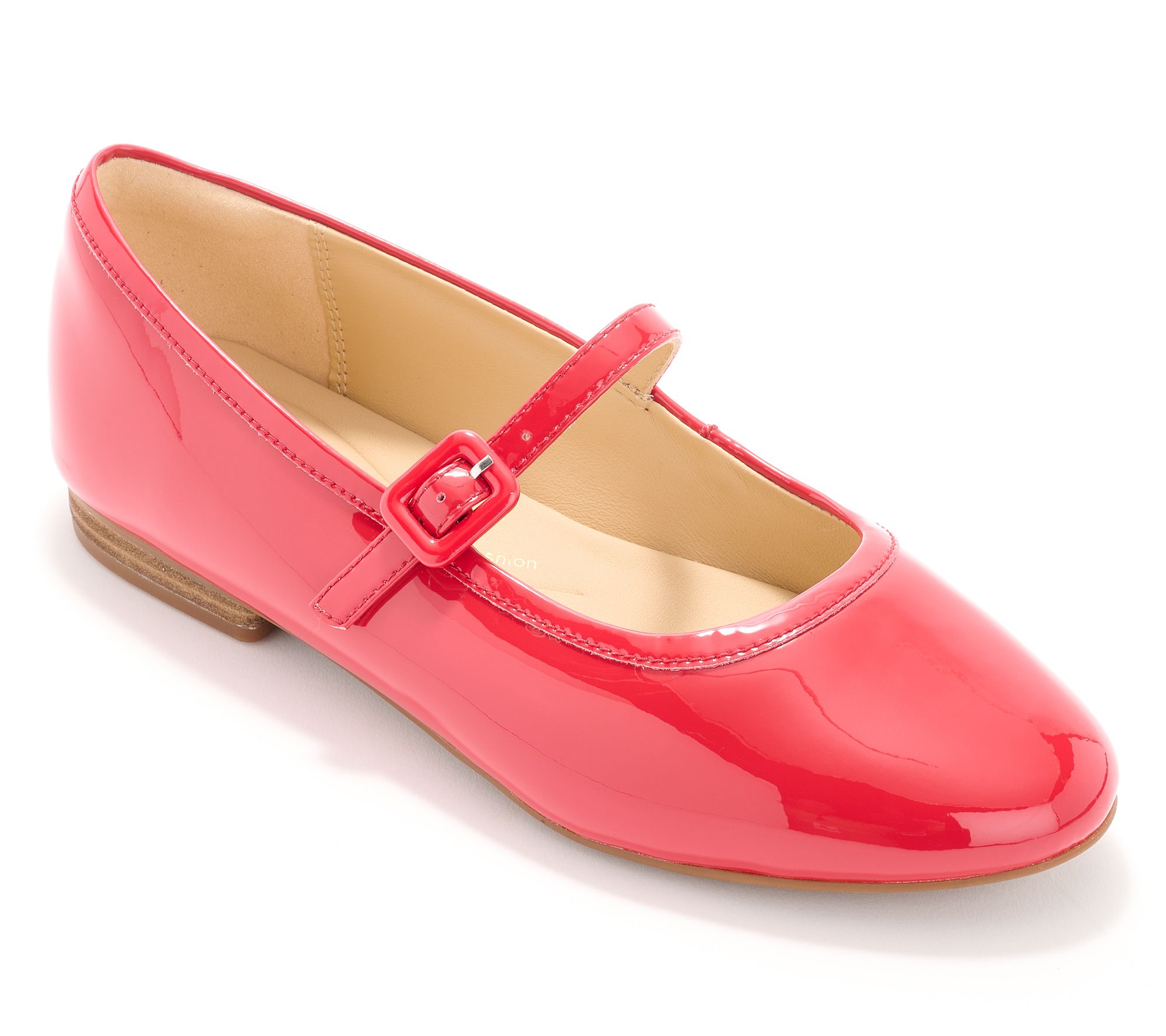 Clarks Signature Patent Leather Mary-Janes - Fawna Sky