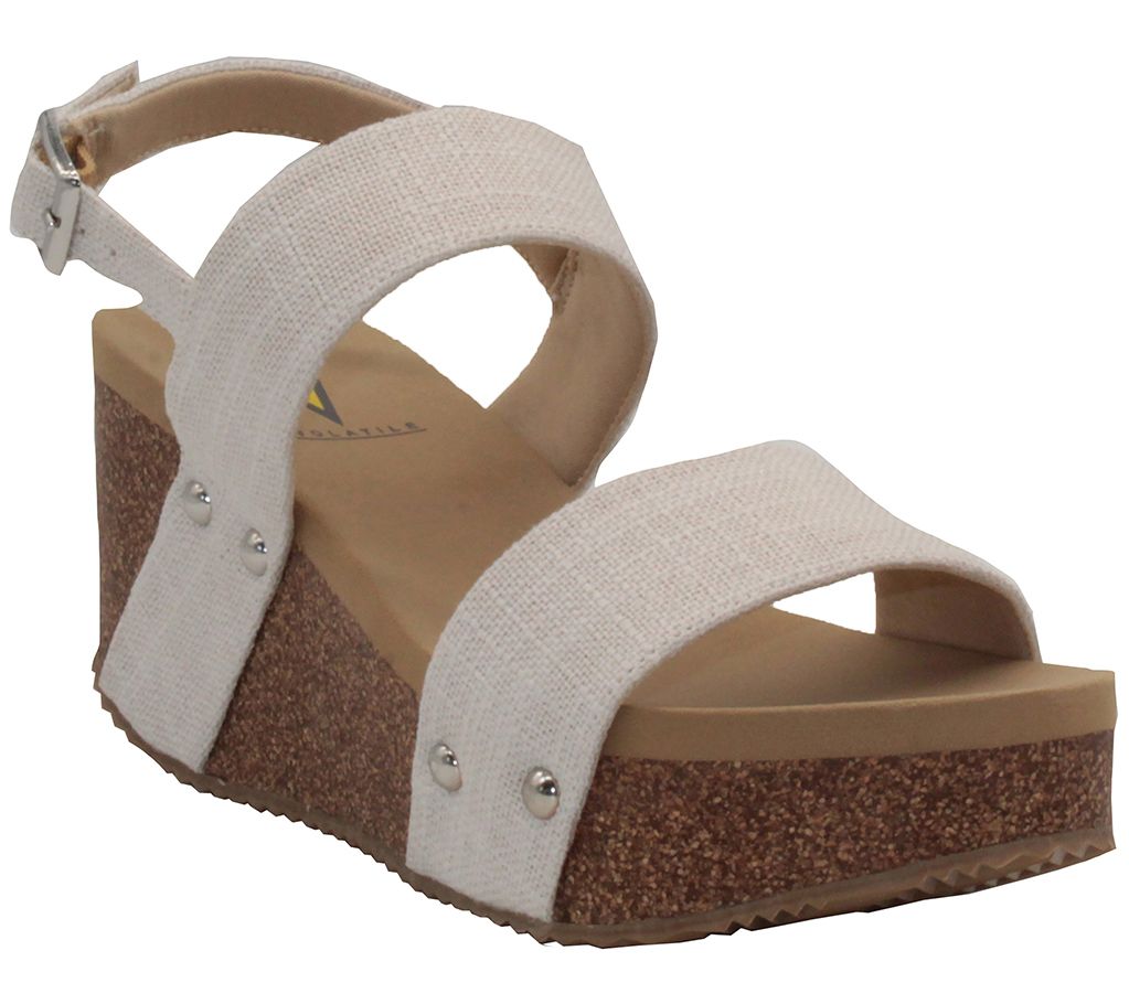 Volatile Slingback Wedge Sandal- Summer Love