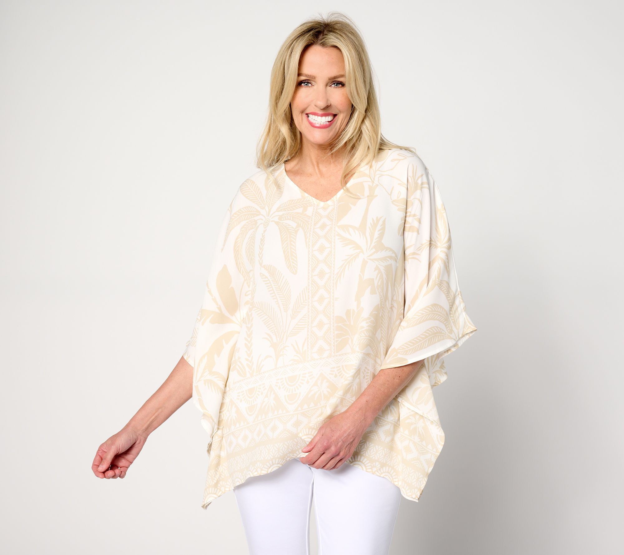 "As Is" Belle by Kim Gravel Boca Border Paradise Poncho