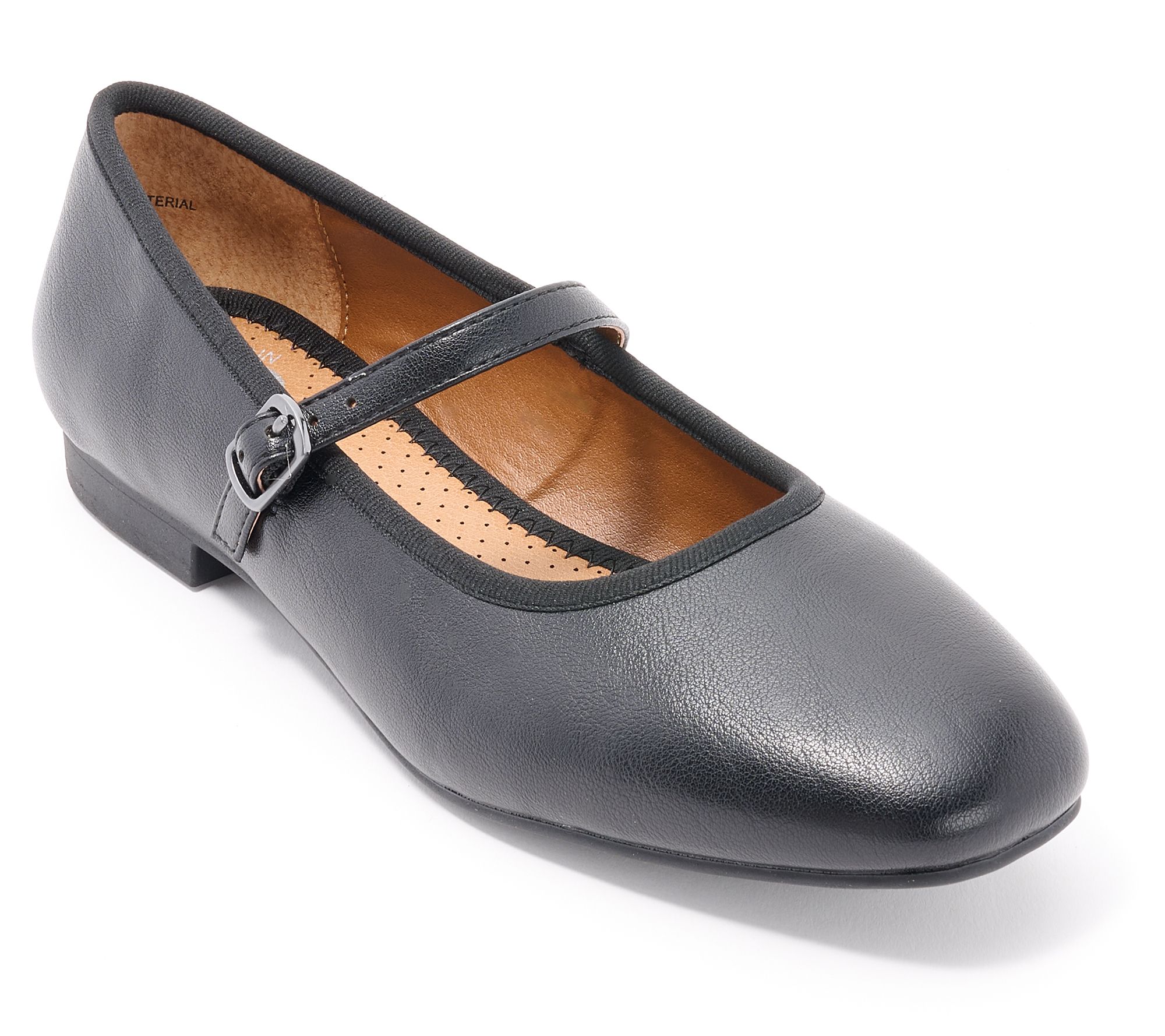 White Mountain Women s Boch Mary Jane Flats Black Ballerinas 9.5