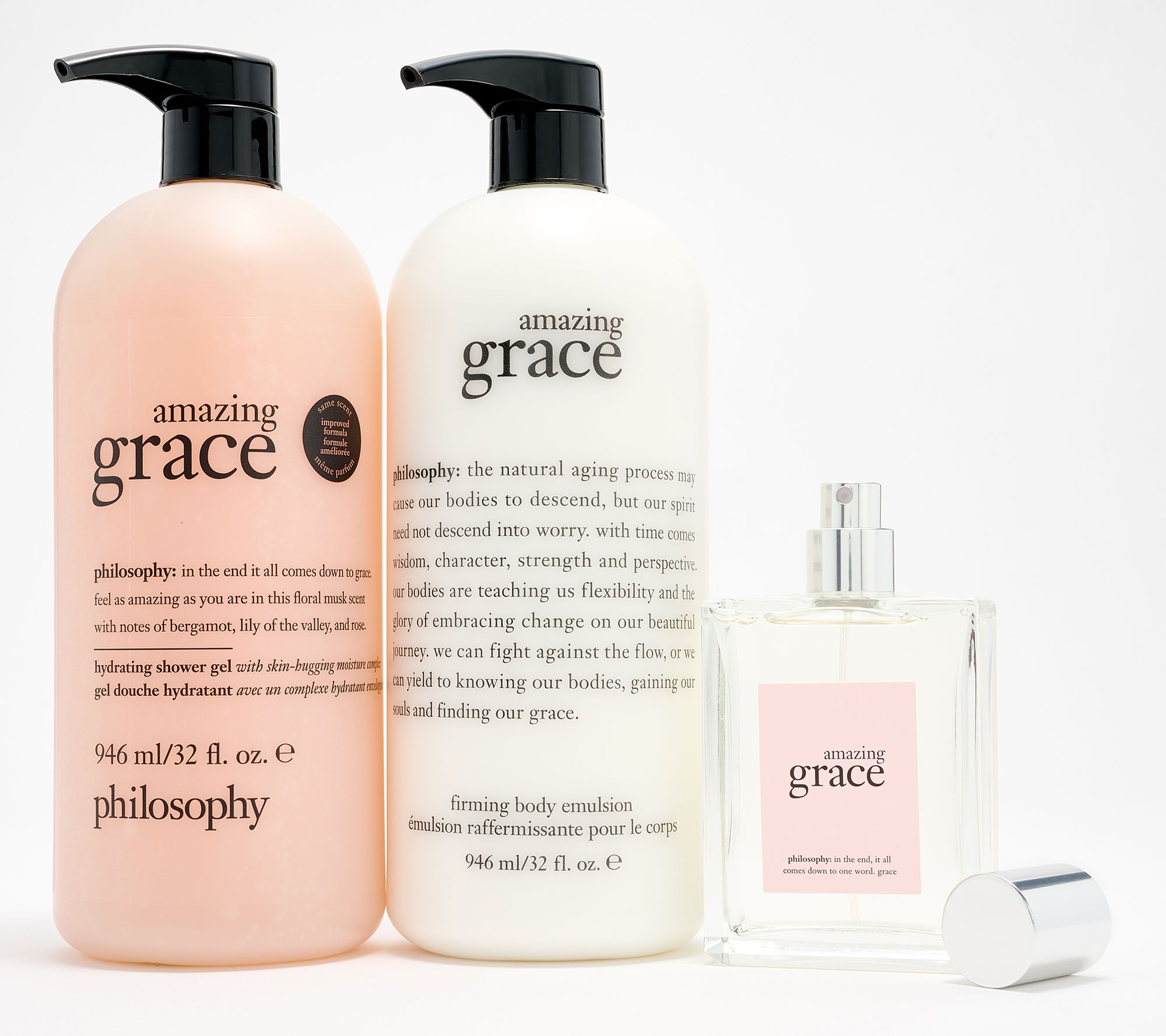 philosophy amazing grace supersize 3-pc