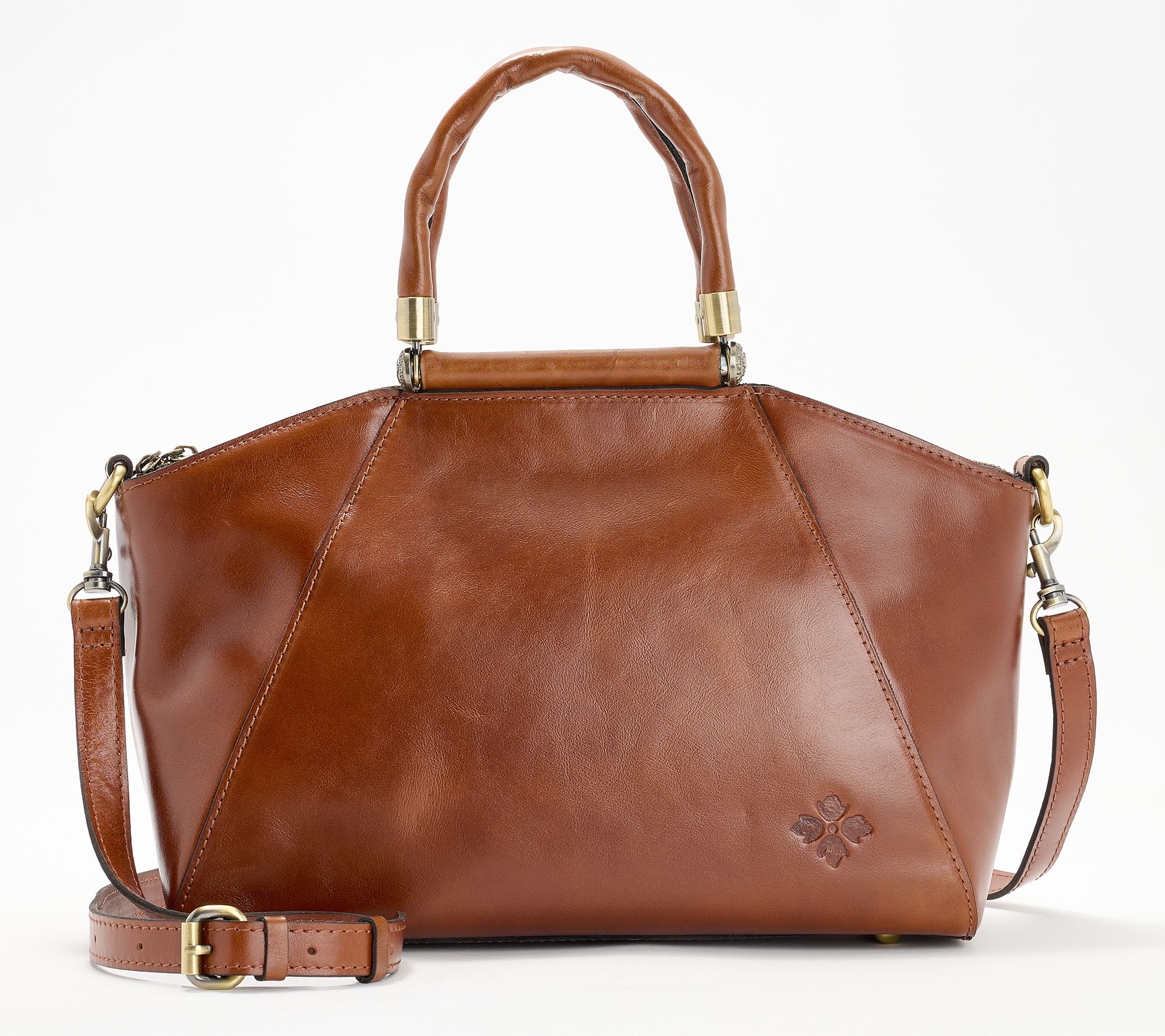 Patricia Nash Leather Holland Top Handle Satchel