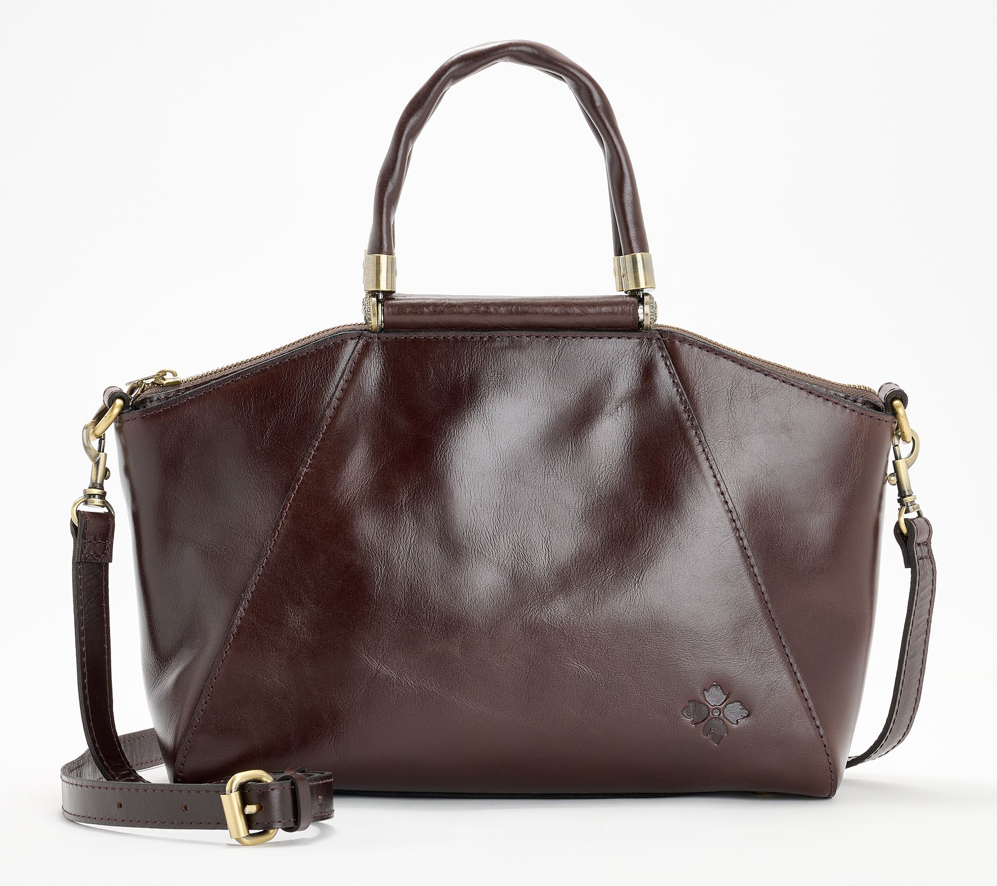 Patricia Nash Leather Holland Top Handle Satchel