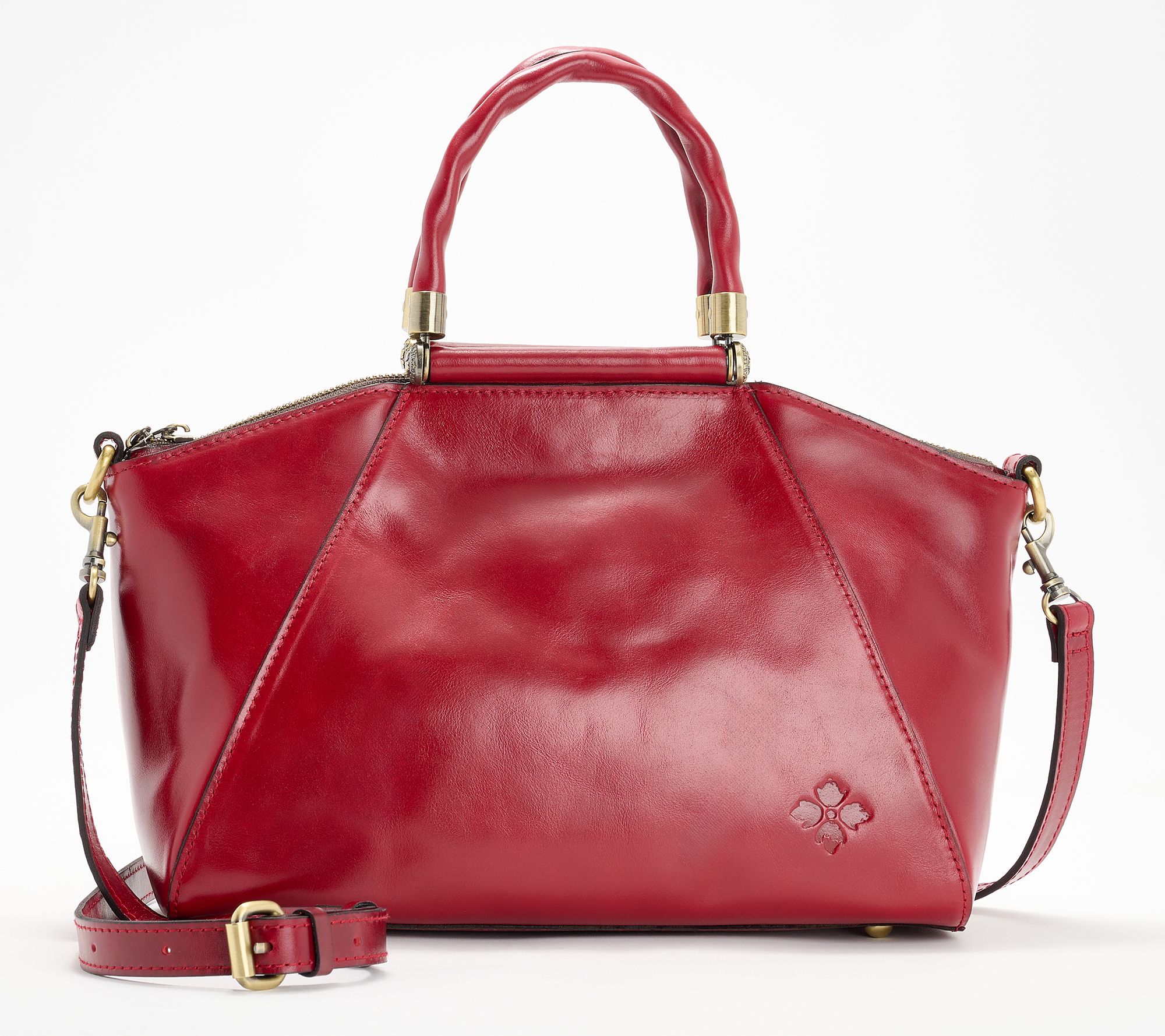 Patricia Nash Leather Holland Top Handle Satchel