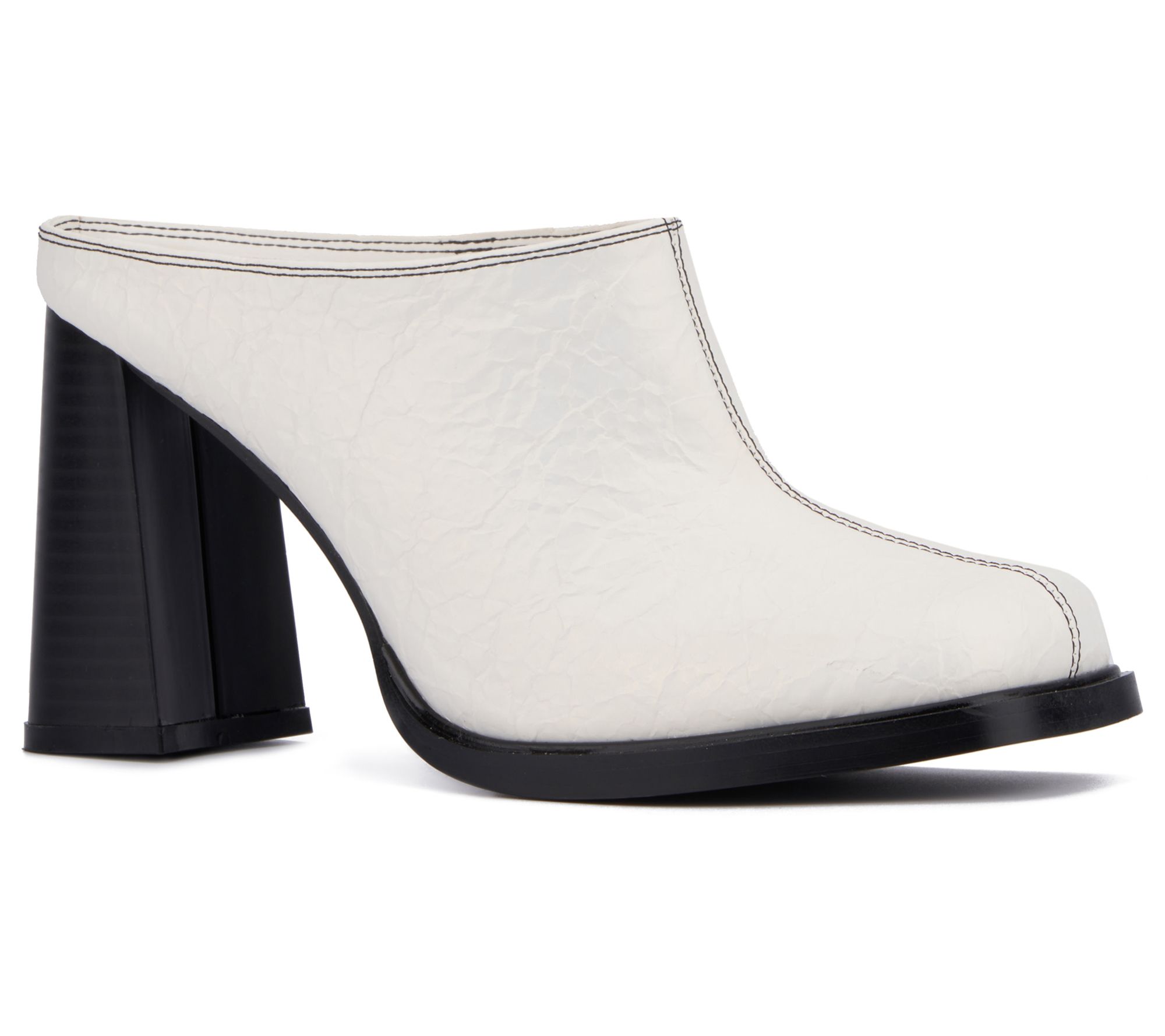Olivia Miller Women's Moon Block Heel Mules