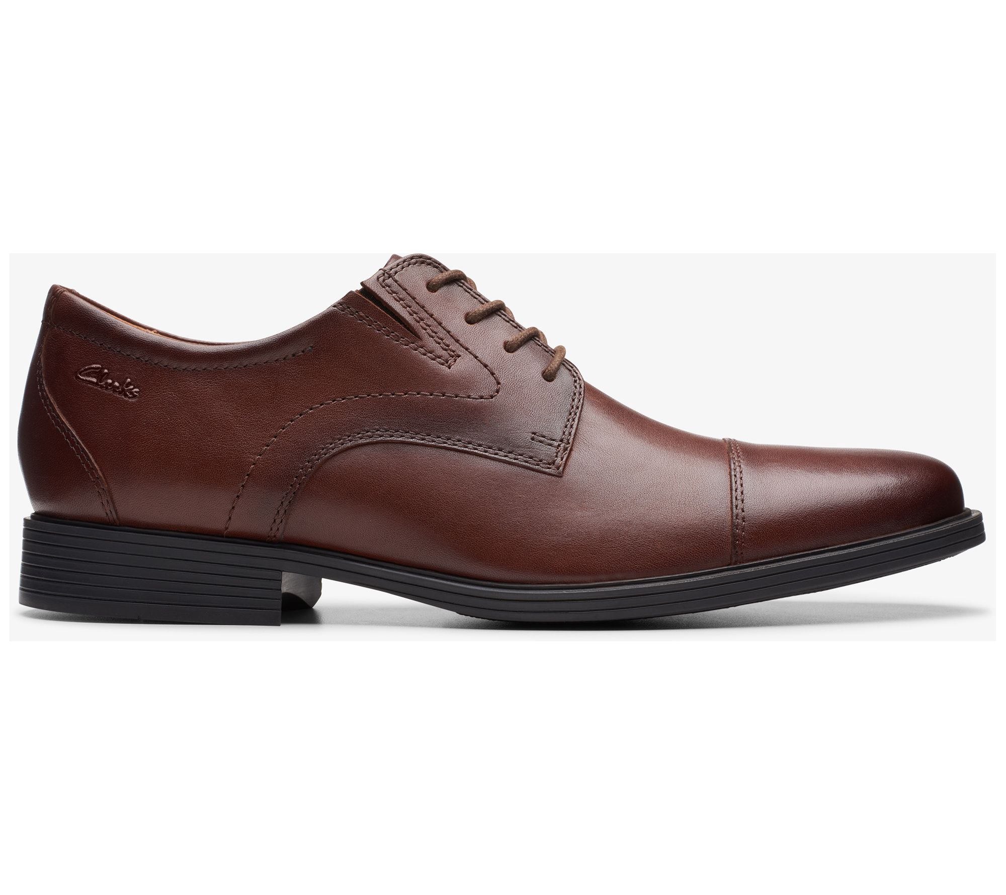 Clarks Collection Men's Leather Dress Oxford- Whiddon Cap