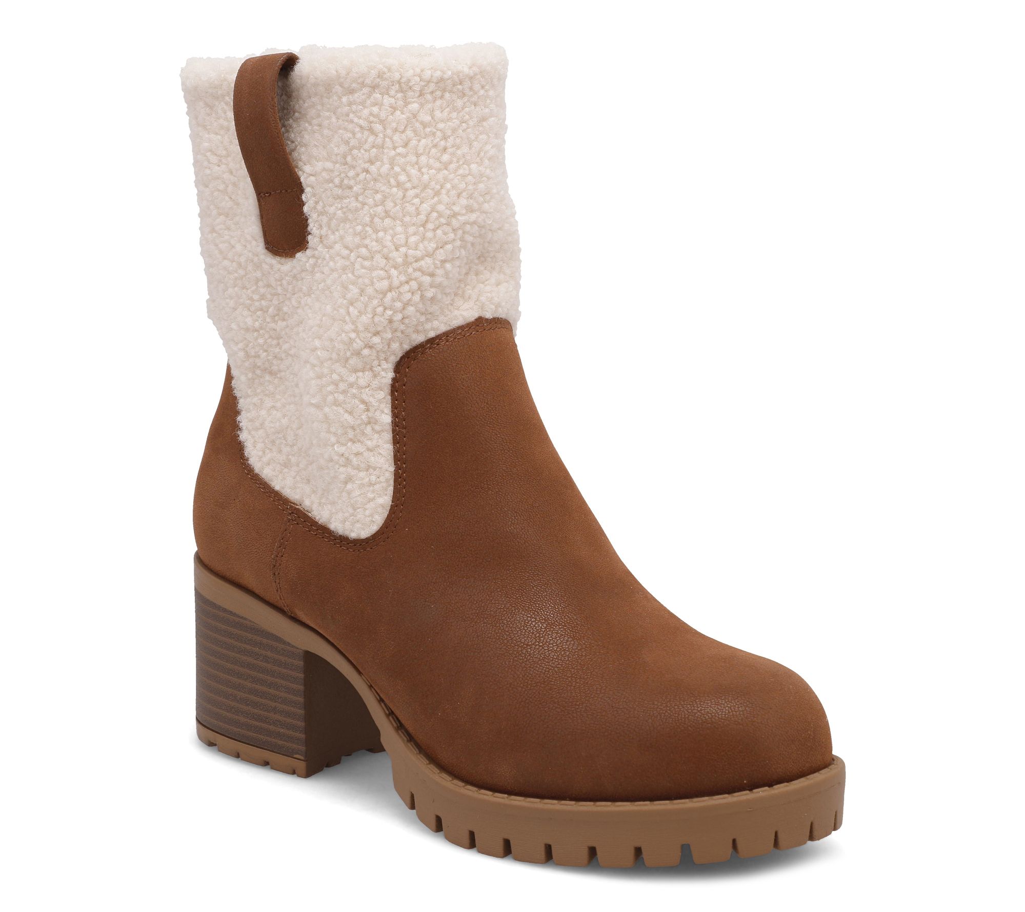 MIA Shoes Block Heel Cold Weather Boots - Jakob