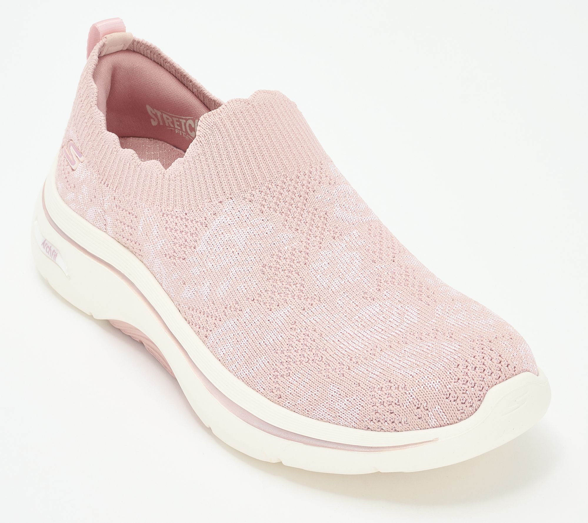 Skechers Go Walk Arch Fit 2.0 Knit Slip-Ons - Rosa Linda