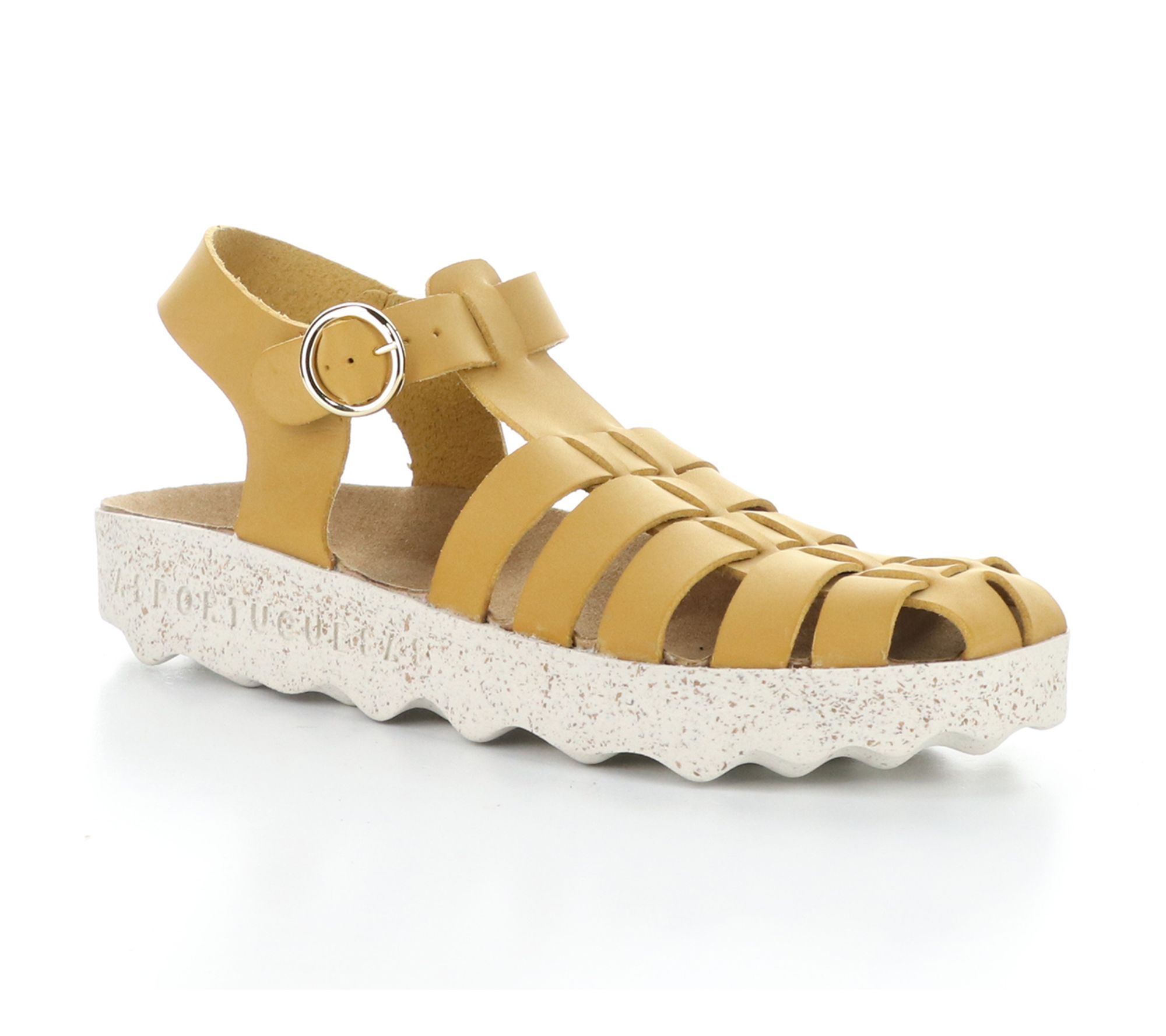 Asportuguesas Eco Faux Nubuck Buckle  Sandal