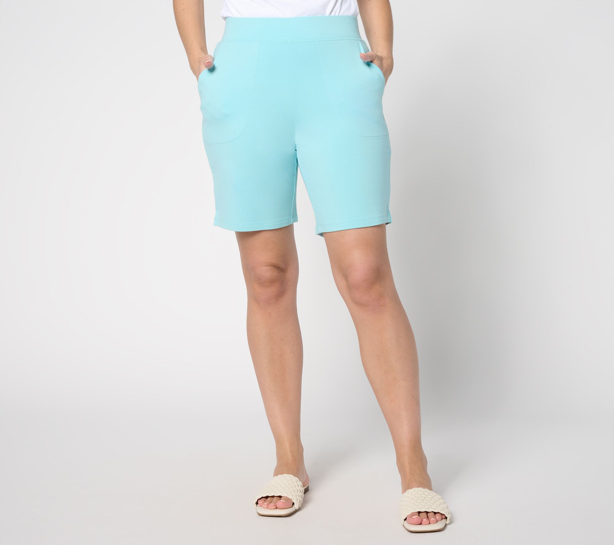 Denim & Co. Easywear French Terry Tall Short