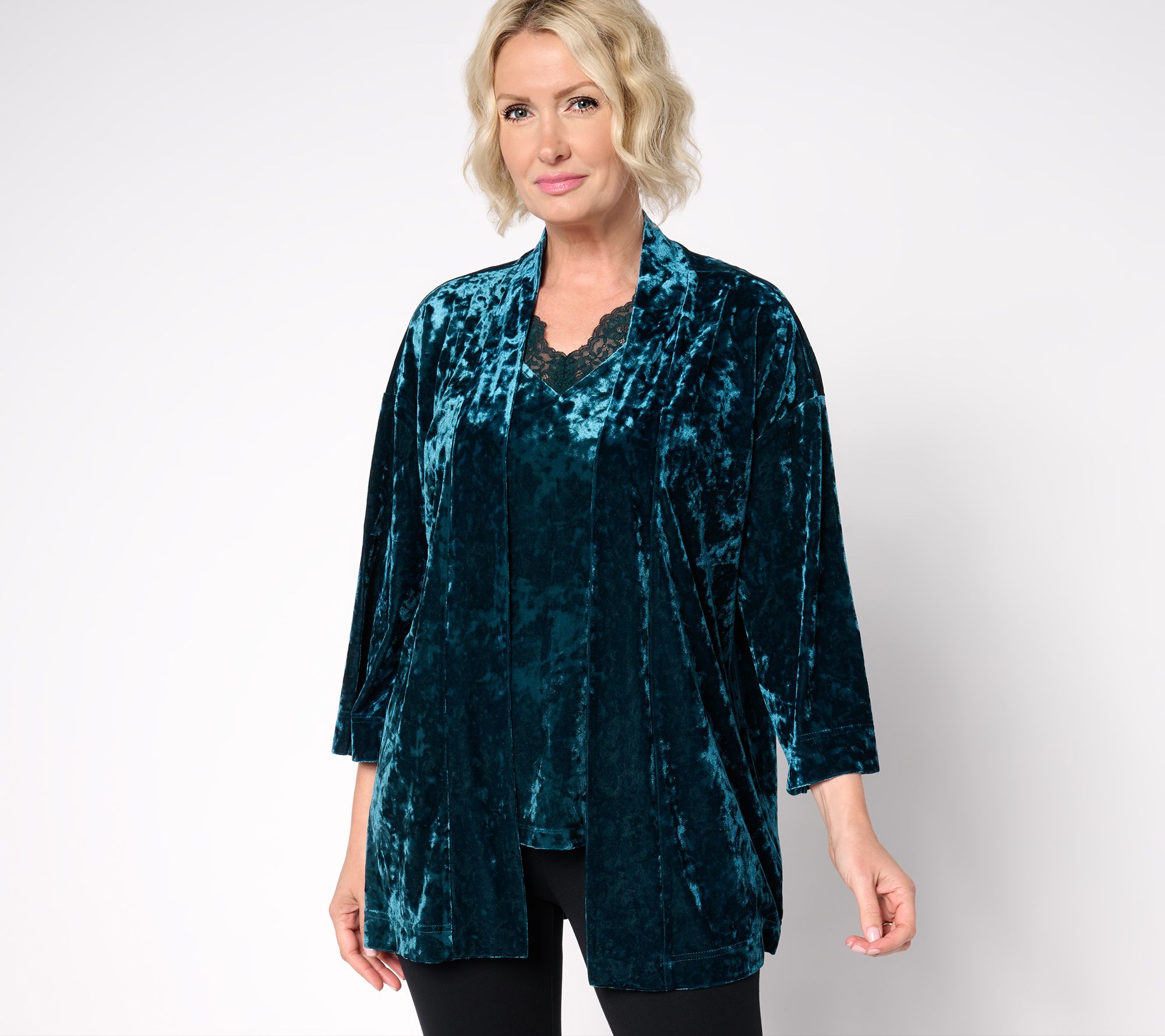 "As Is" Belle Boho by Kim Gravel Crushed Velvet Topper