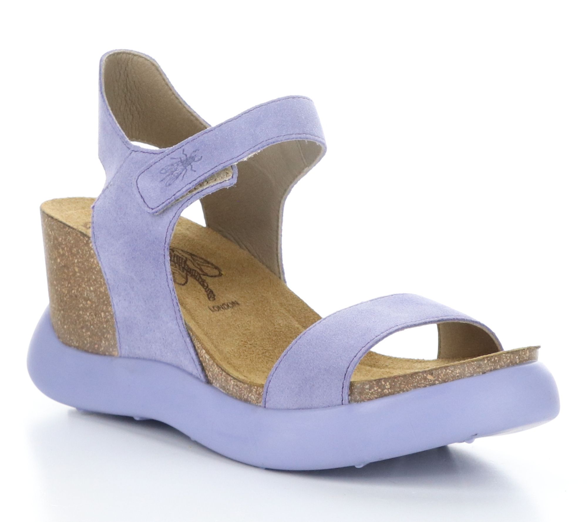 Fly London Suede Hook & Loop Sandal