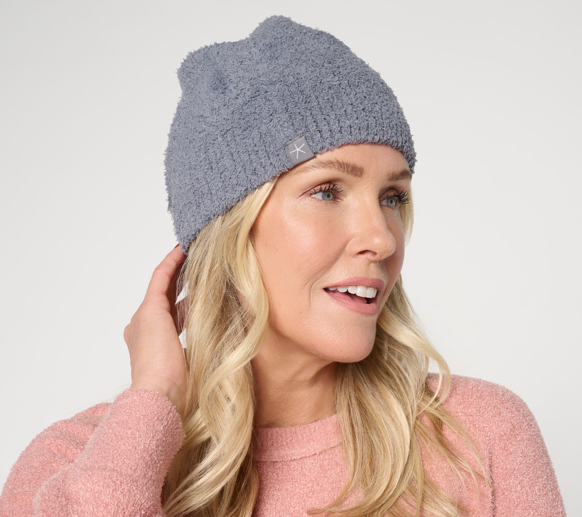 Barefoot Dreams CozyChic Diamond Cable Beanie