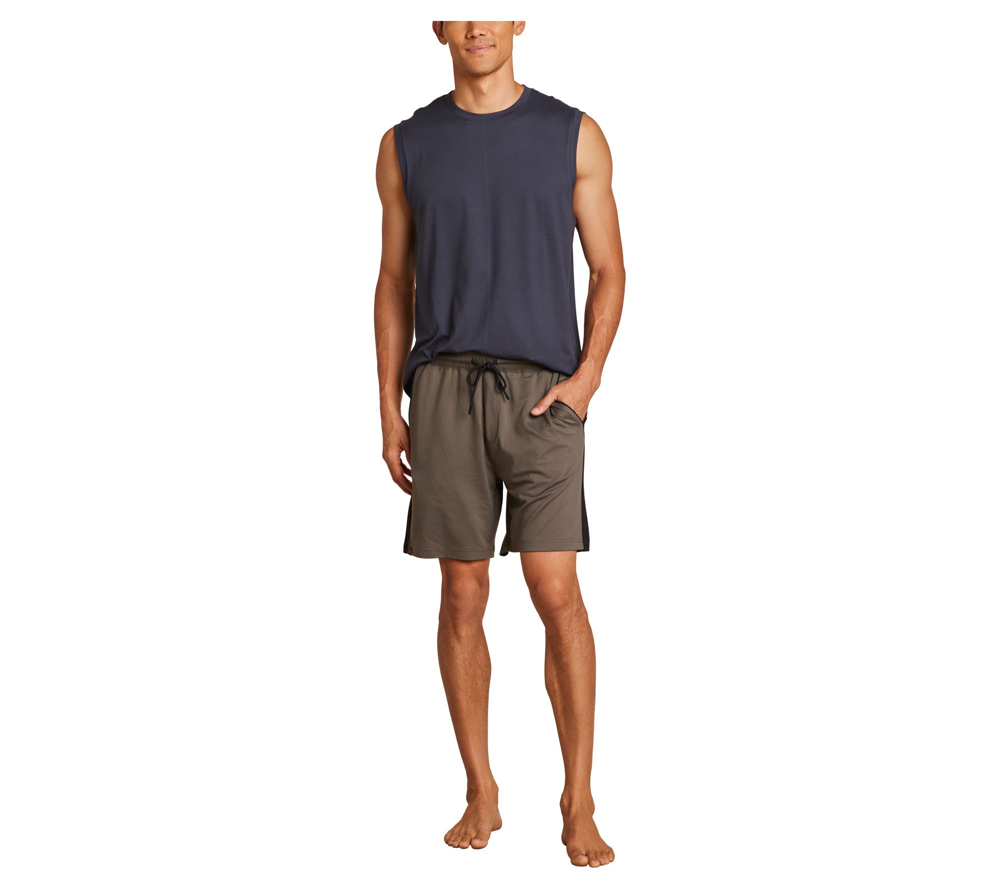 Barefoot Dreams Malibu Men's Collection Butterchic Track Short