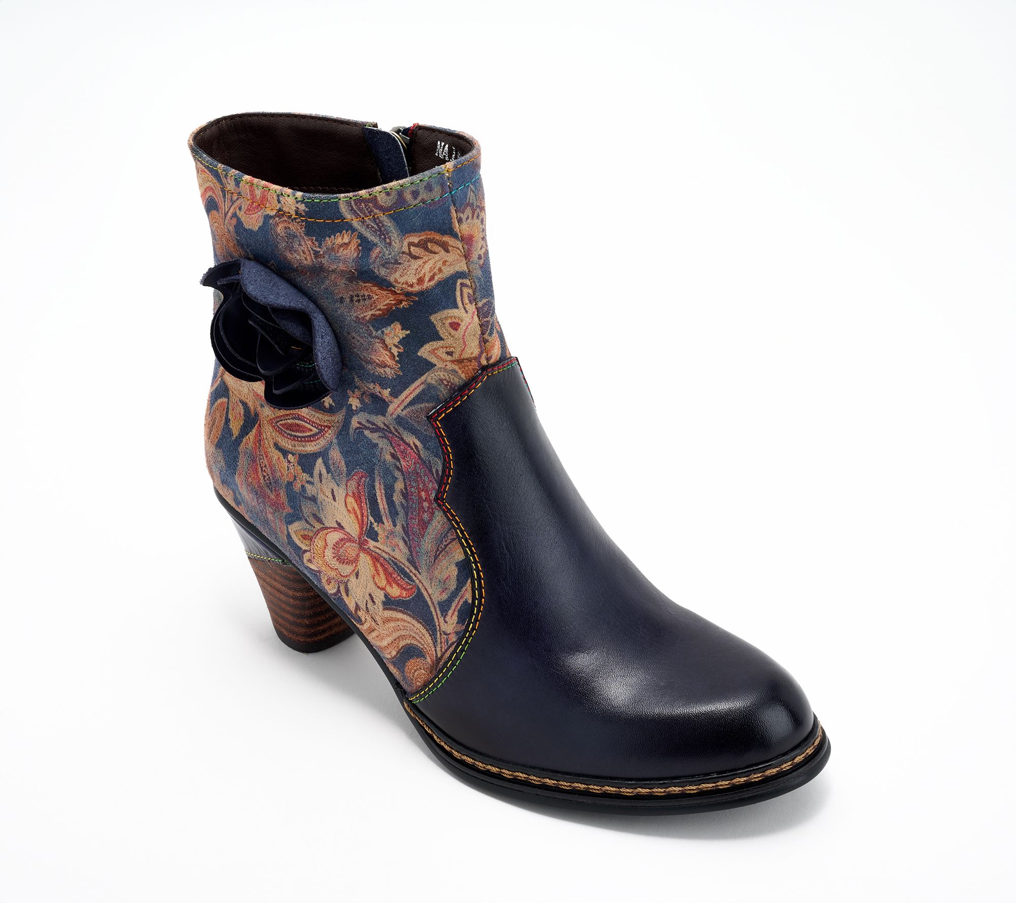 L'Artiste by Spring Step Heeled Ankle Boots - Naima