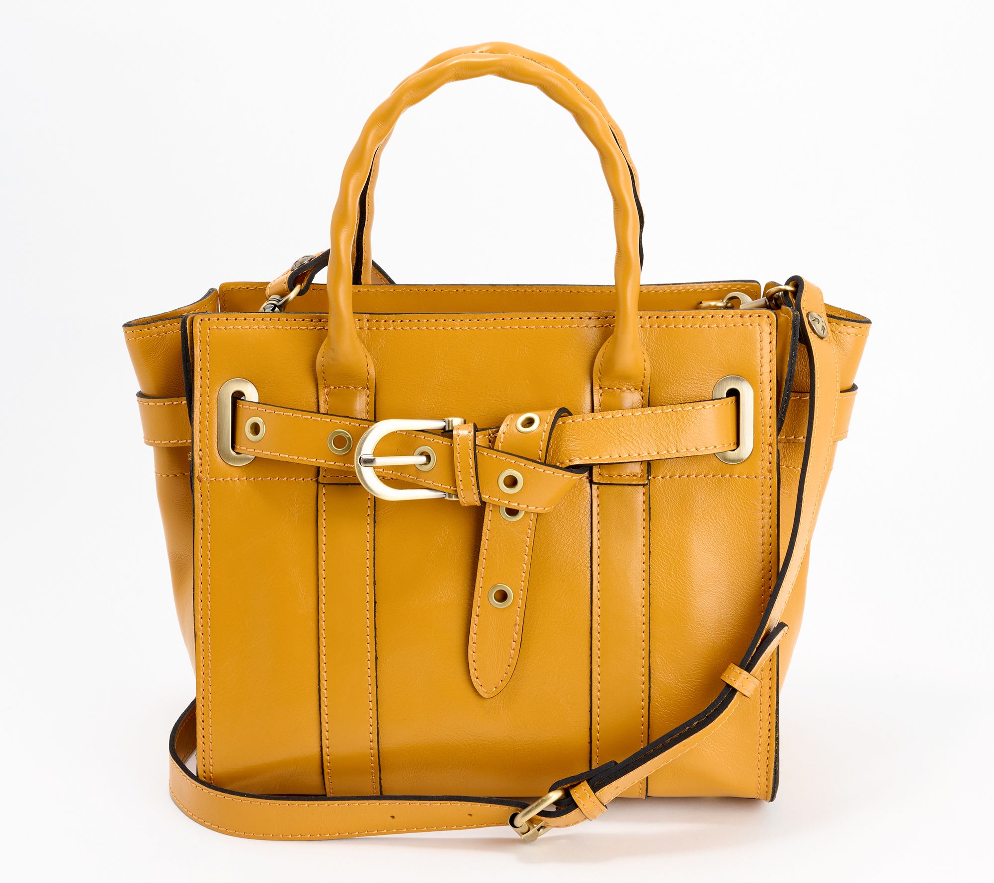 "As Is" Patricia Nash Leather Discovery Attica Satchel