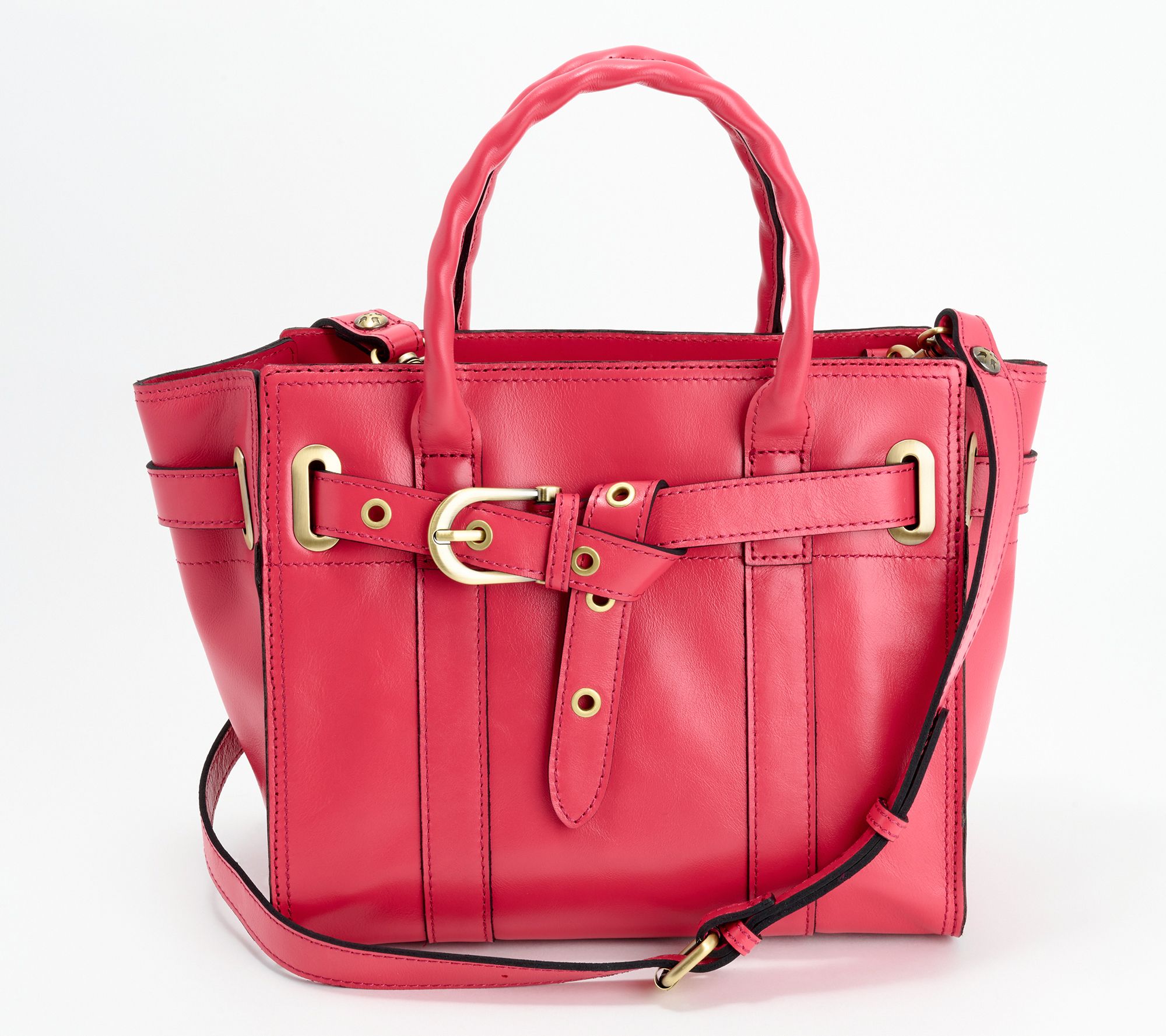 "As Is" Patricia Nash Leather Discovery Attica Satchel
