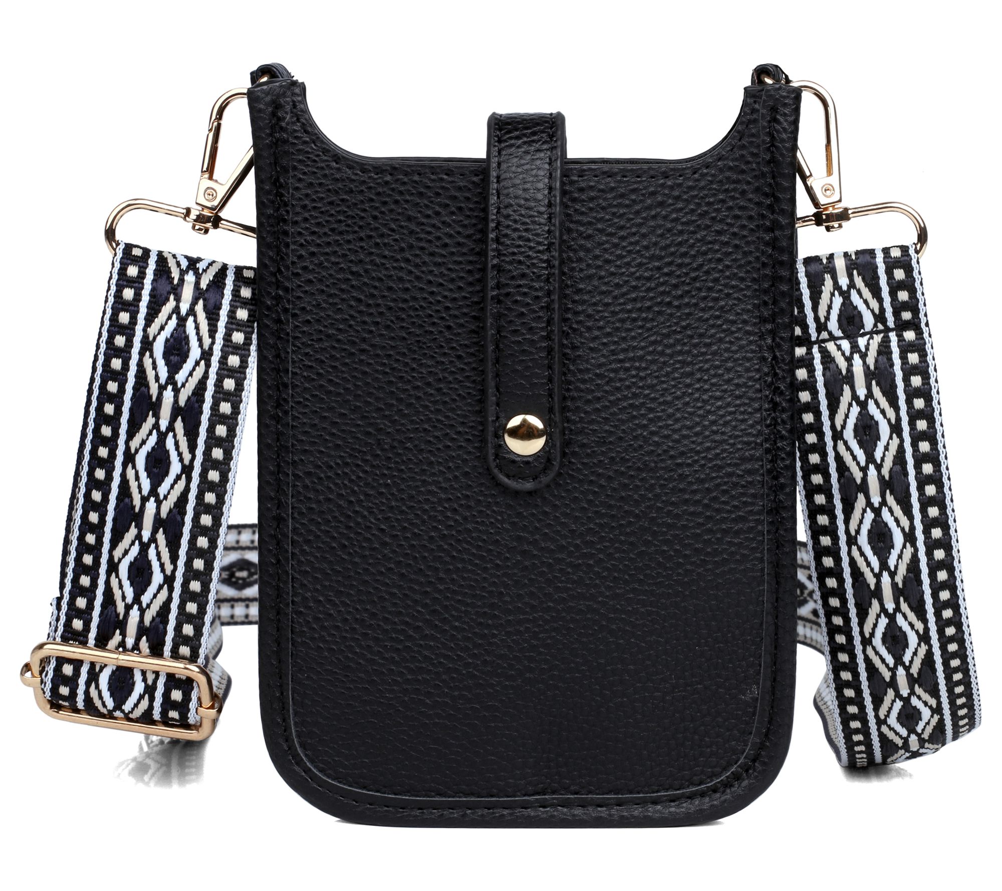 Julia Buxton Hobo Cellphone Vegan Leather Crossbody