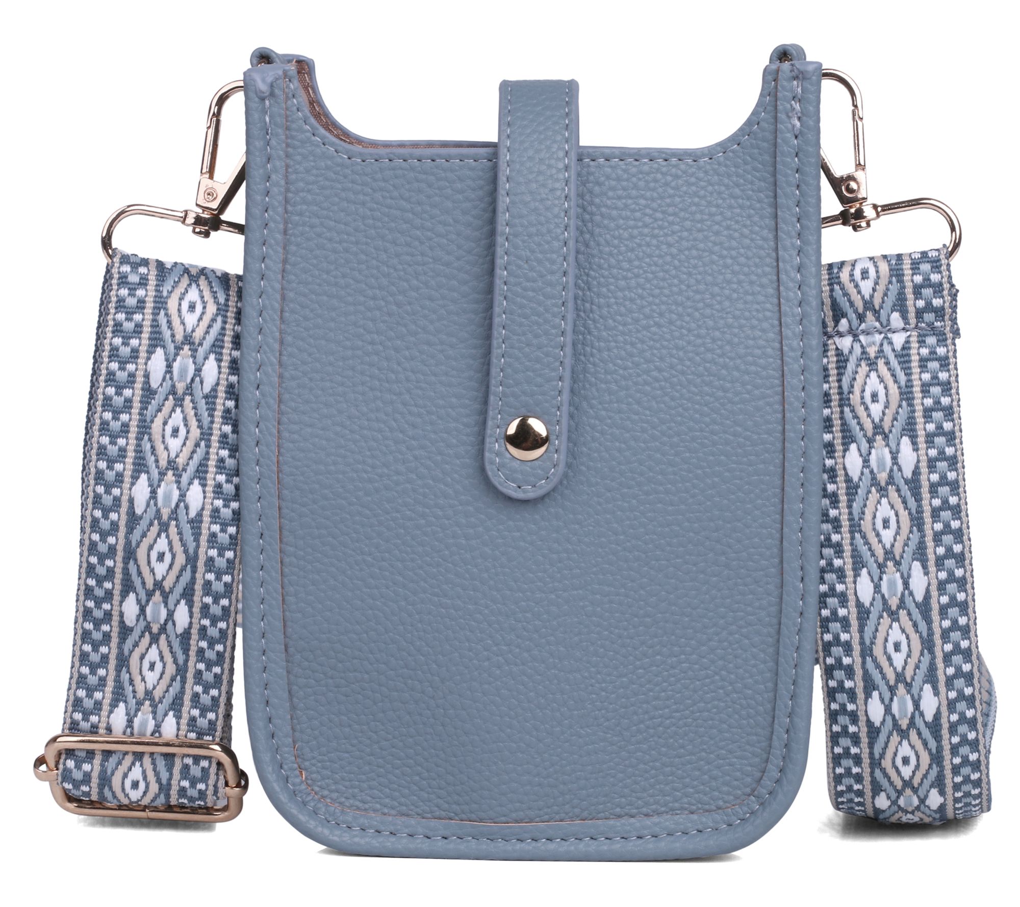 Julia Buxton Hobo Cellphone Vegan Leather Crossbody