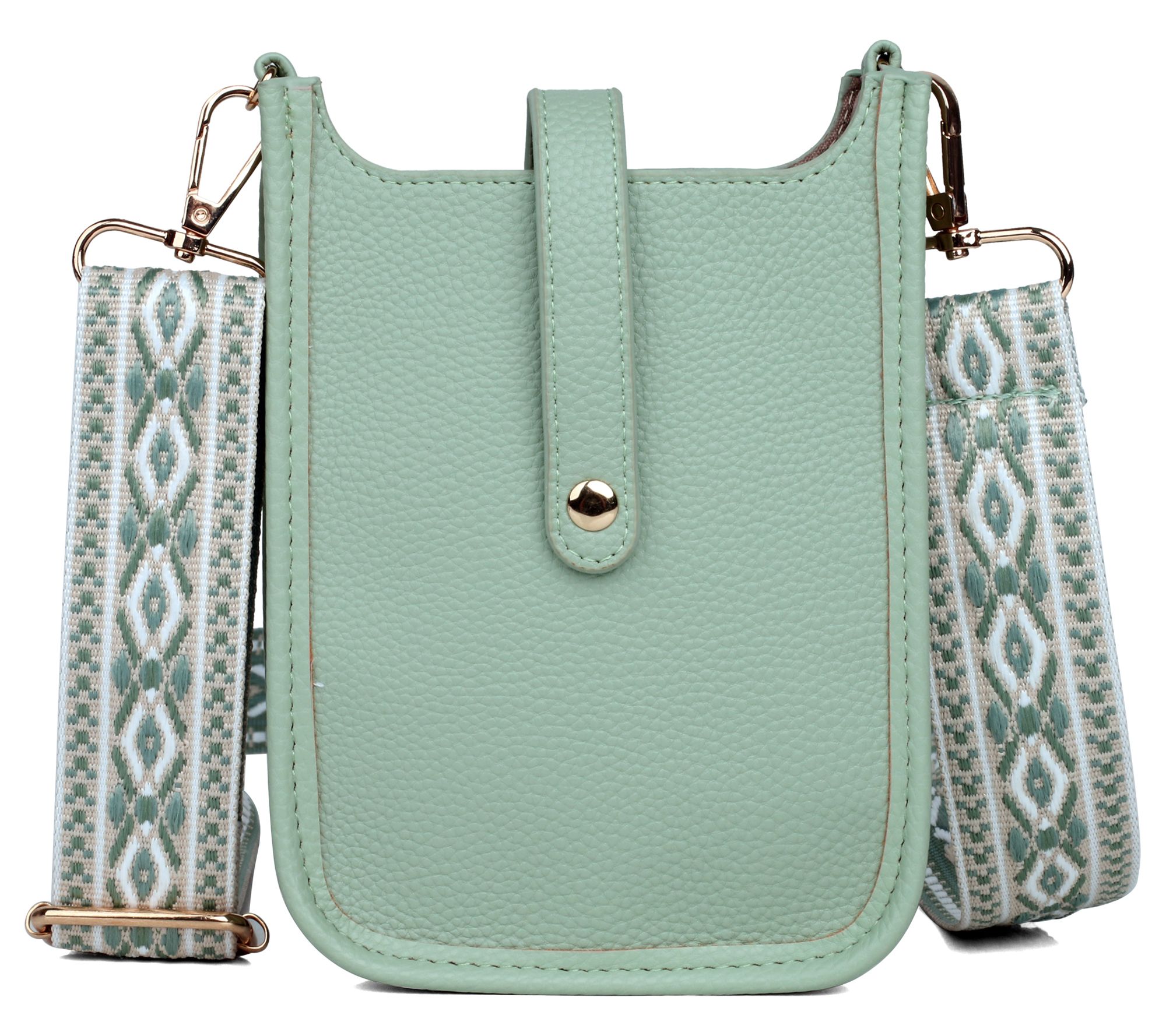 Julia Buxton Hobo Cellphone Vegan Leather Crossbody