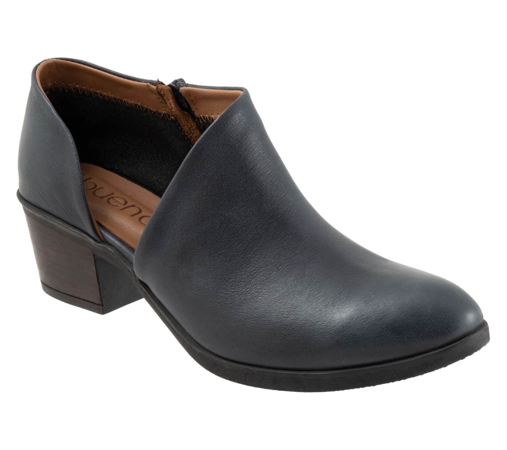 Bueno Leather Heeled Ankle Boots - Caitlin