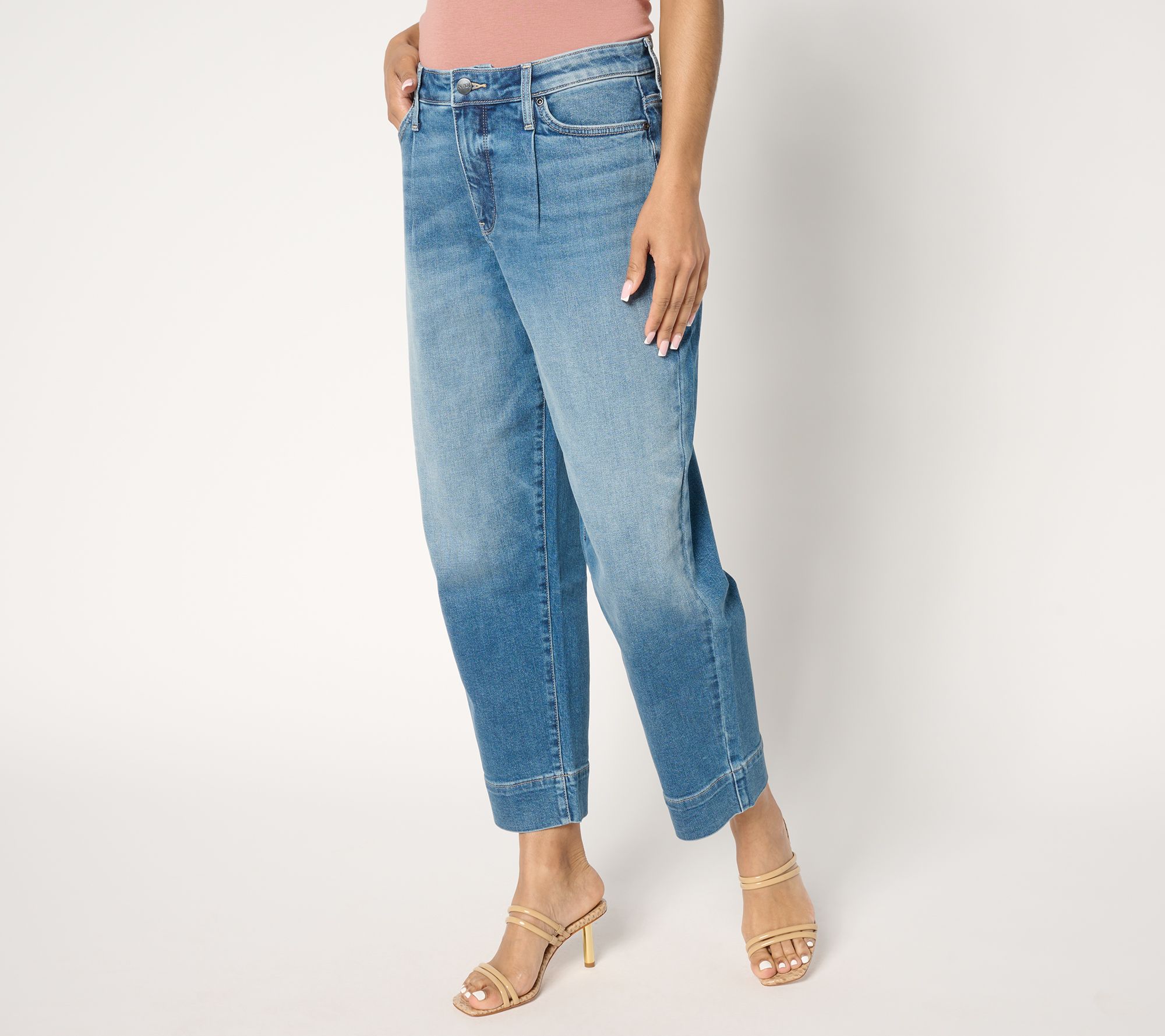 "As Is" NYDJ High Rise Balloon Leg Ankle Jean