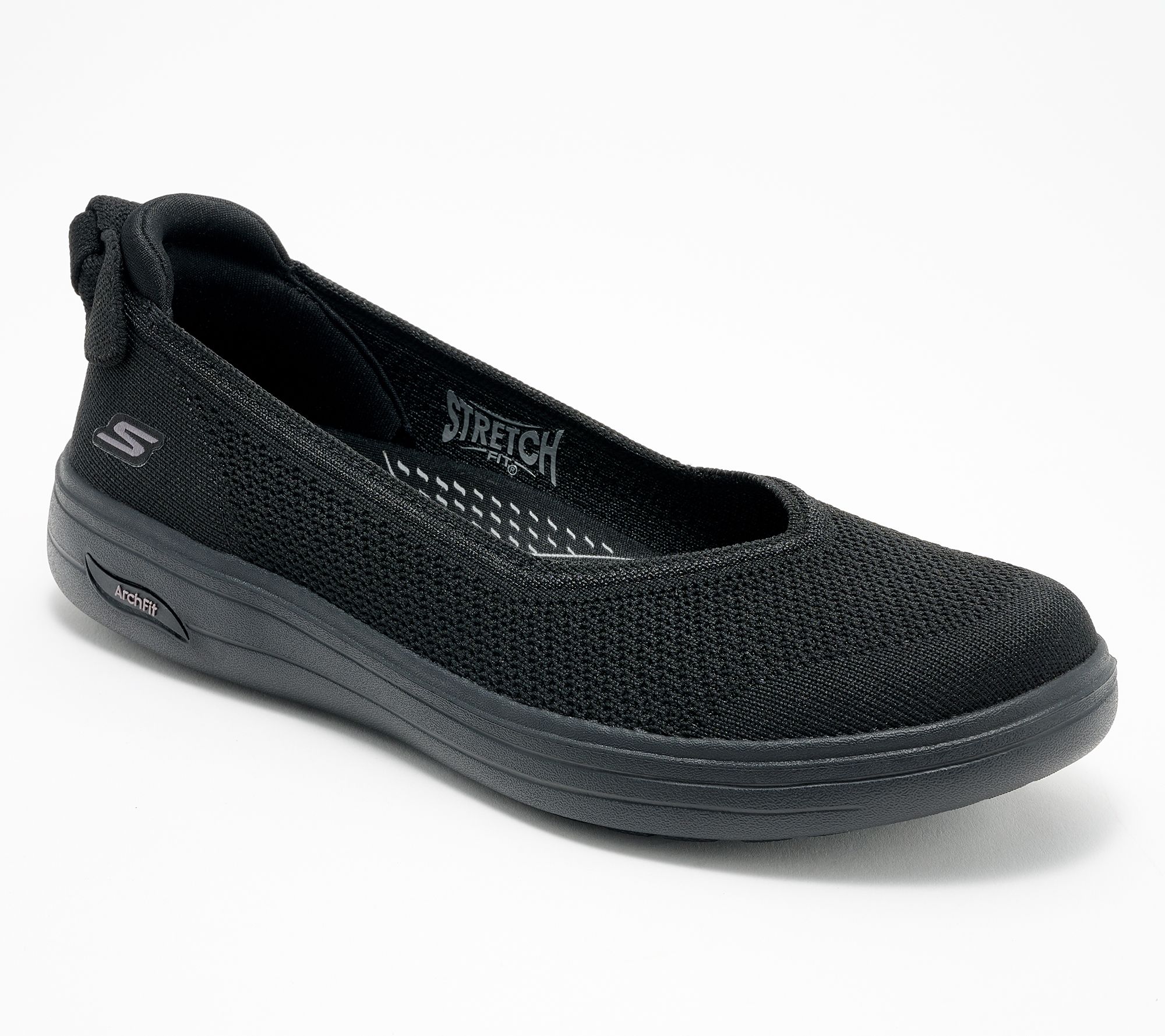 "As Is" Skechers Arch Fit Inspire Washable Knit Skimmers- Mira