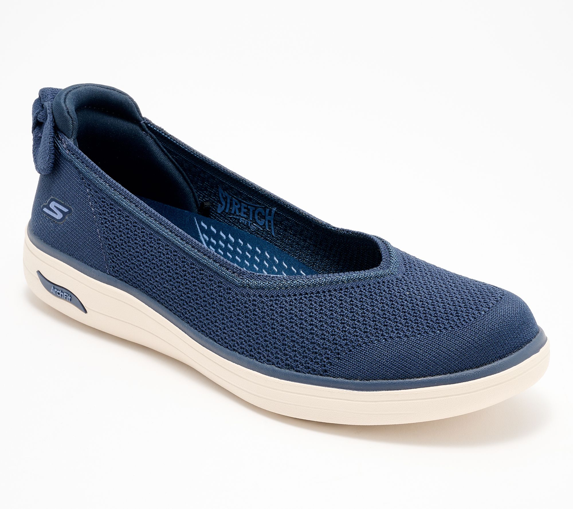 "As Is" Skechers Arch Fit Inspire Washable Knit Skimmers- Mira